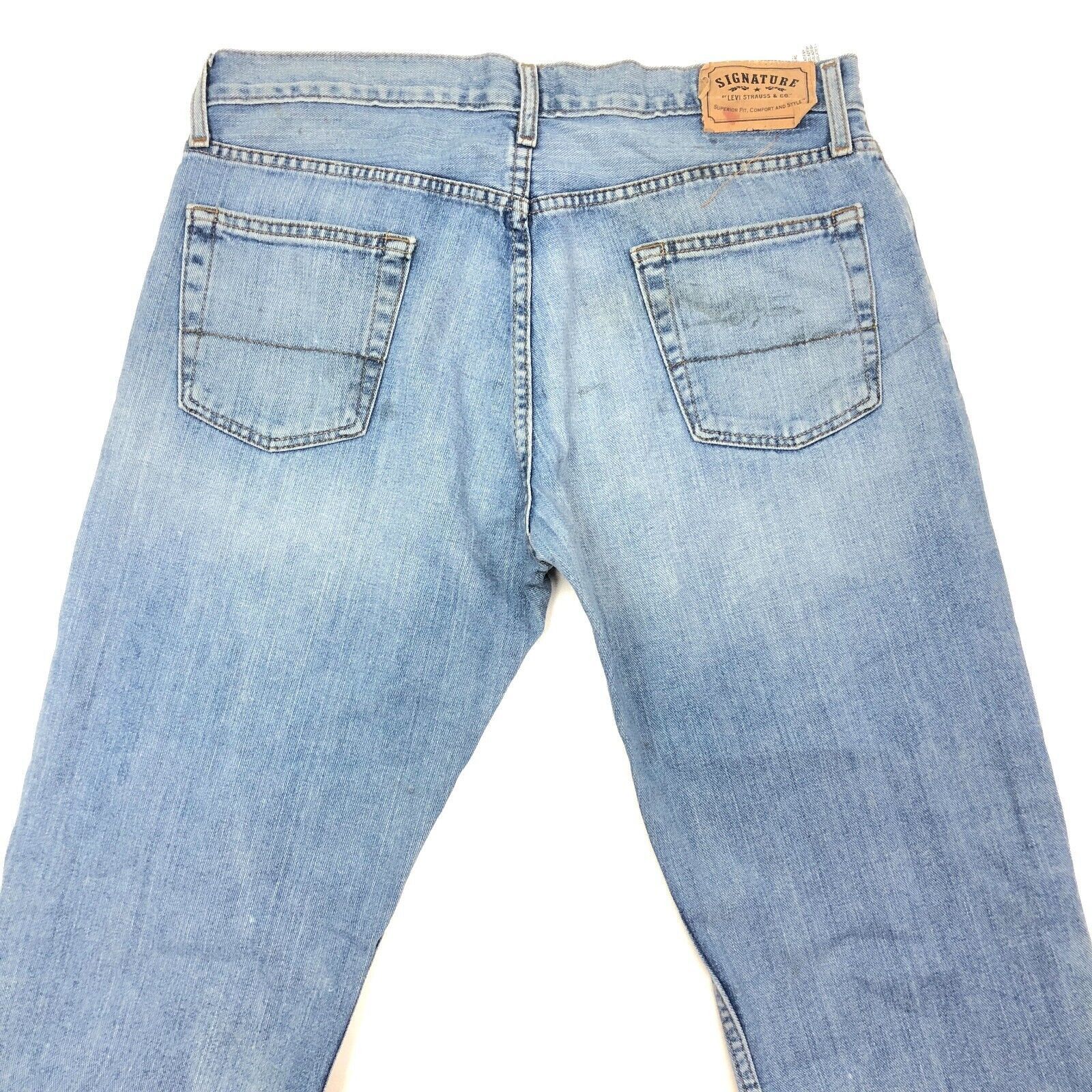 Levi's Levis Signature Bootcut Light Blue Jeans Pants Size 36x34 B2 Size US 36 / EU 52 - 8 Thumbnail