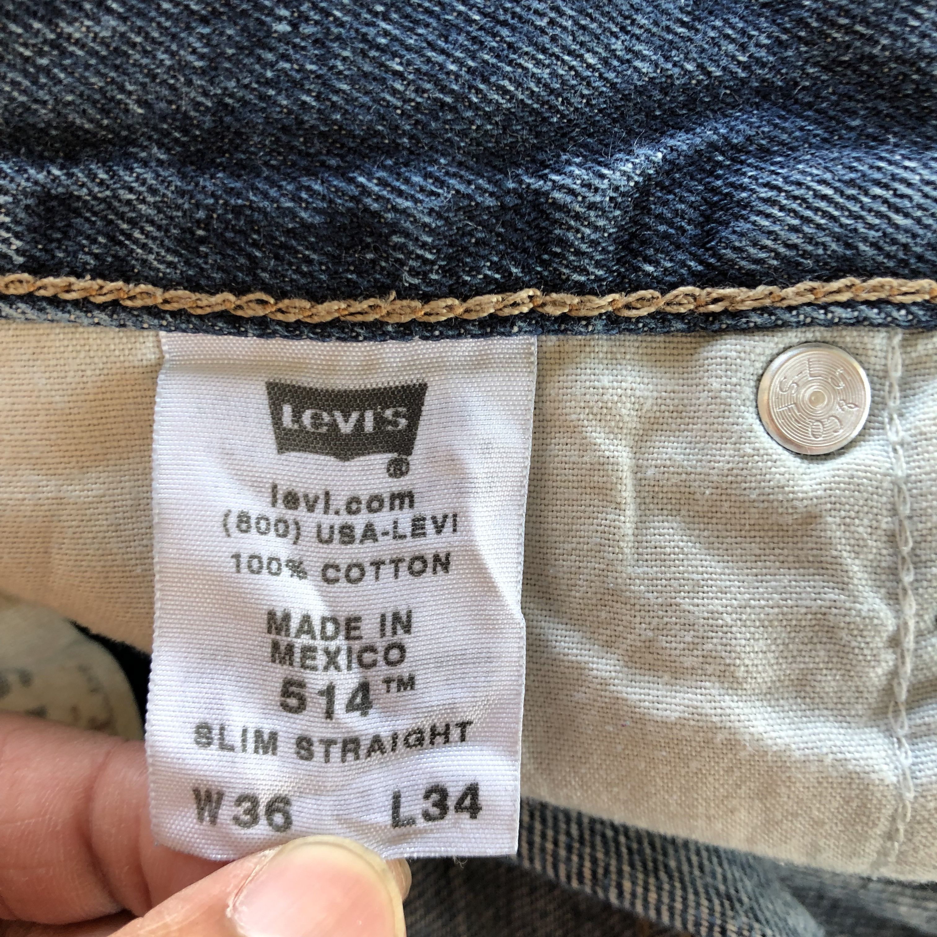 Levi's Vintage Levis 514 Faded Jeans Levi's Light Wash Denim Size US 36 / EU 52 - 9 Thumbnail