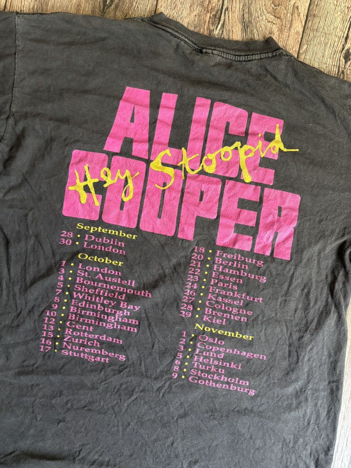 Band Tees × Brockum Alice Cooper Vintage 1991 Brockum ‘Hey Stoopid’ Tour T-shirt Size US XL / EU 56 / 4 - 10 Thumbnail