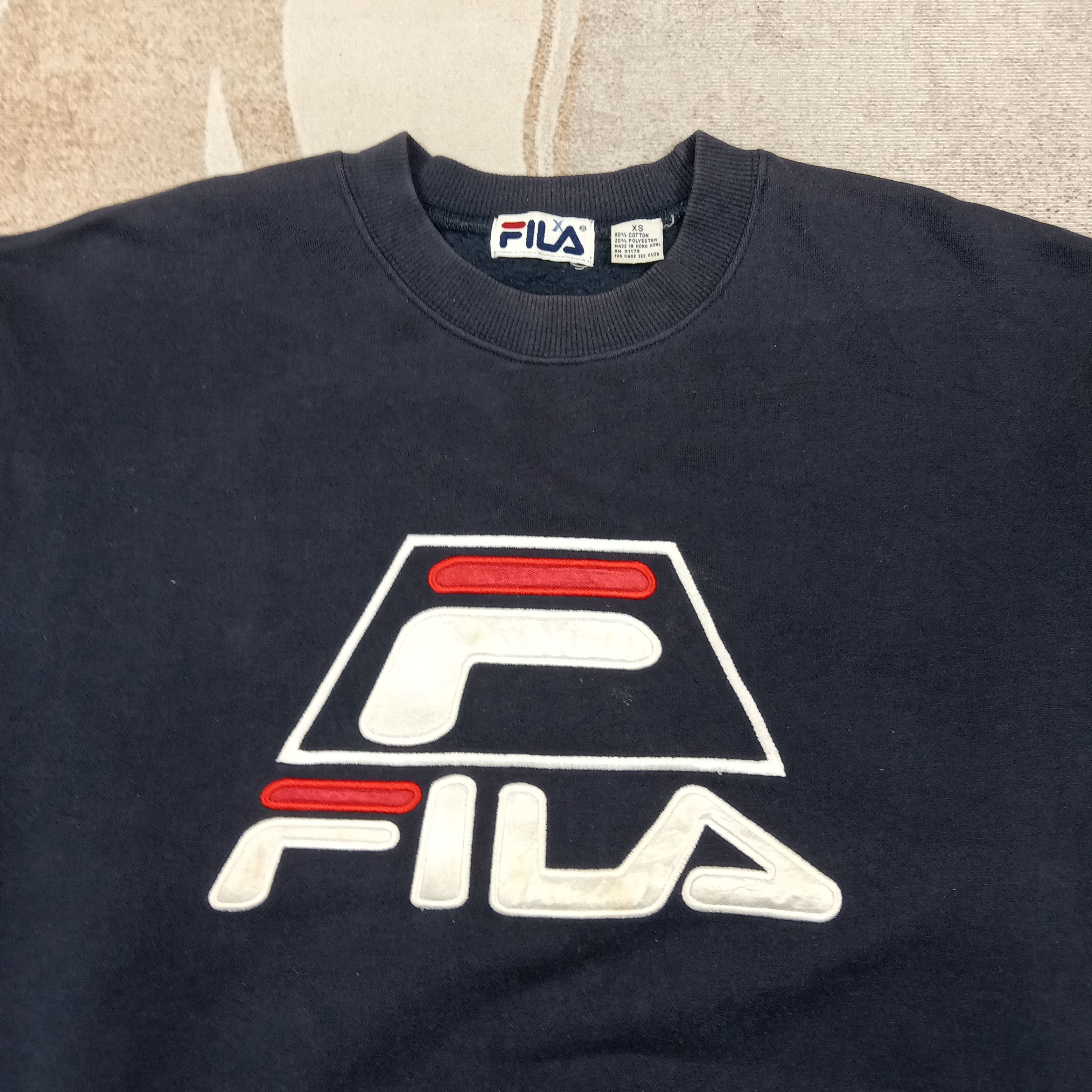 Fila Fila Streetwear Style Big Logo Sweatshirt C269N20 Size US L / EU 52-54 / 3 - 2 Thumbnail