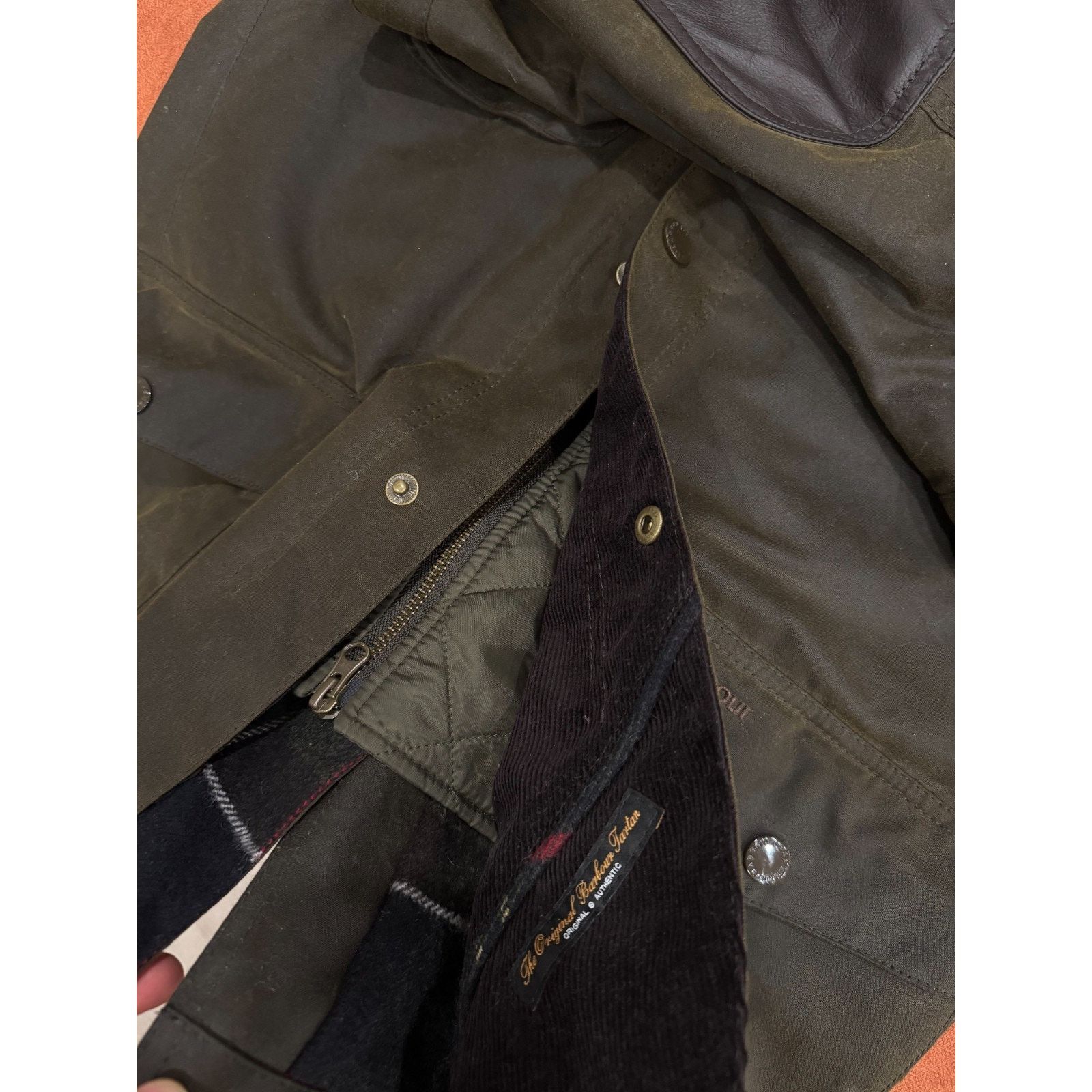 Barbour NWT Barbour Olive Green Ogston Wax leather Jacket Men's M Size US M / EU 48-50 / 2 - 8 Thumbnail