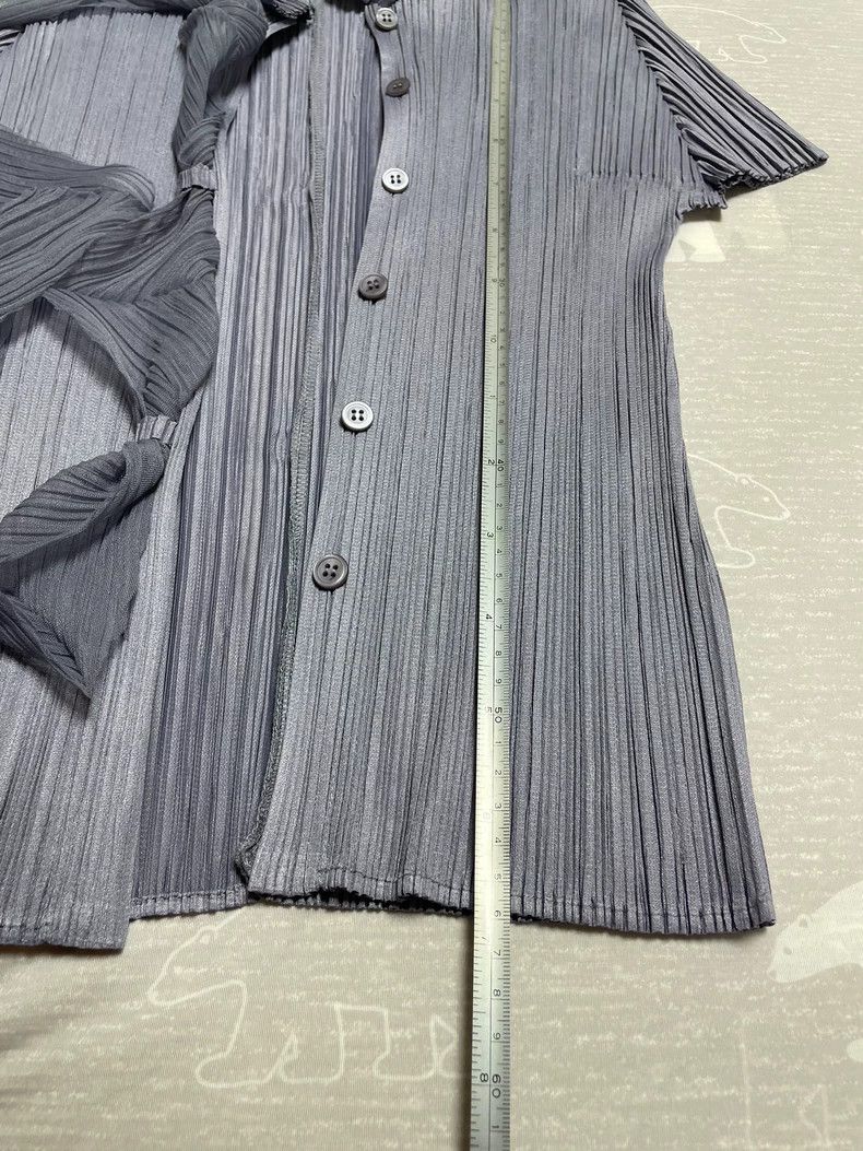 Issey Miyake Issey Miyake size:3 A vintage grey ribbon shirt Size XS / US 0-2 / IT 36-38 - 3 Thumbnail