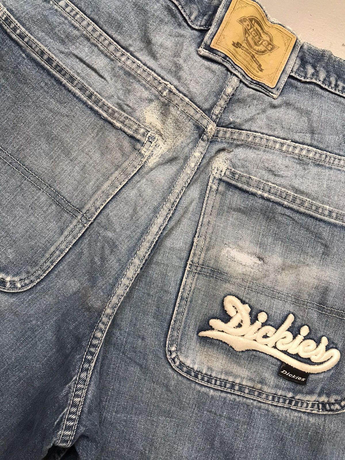 Dickies Vintage dickies big daddy embroidered damaged straight denim Size US 36 / EU 52 - 18 Thumbnail