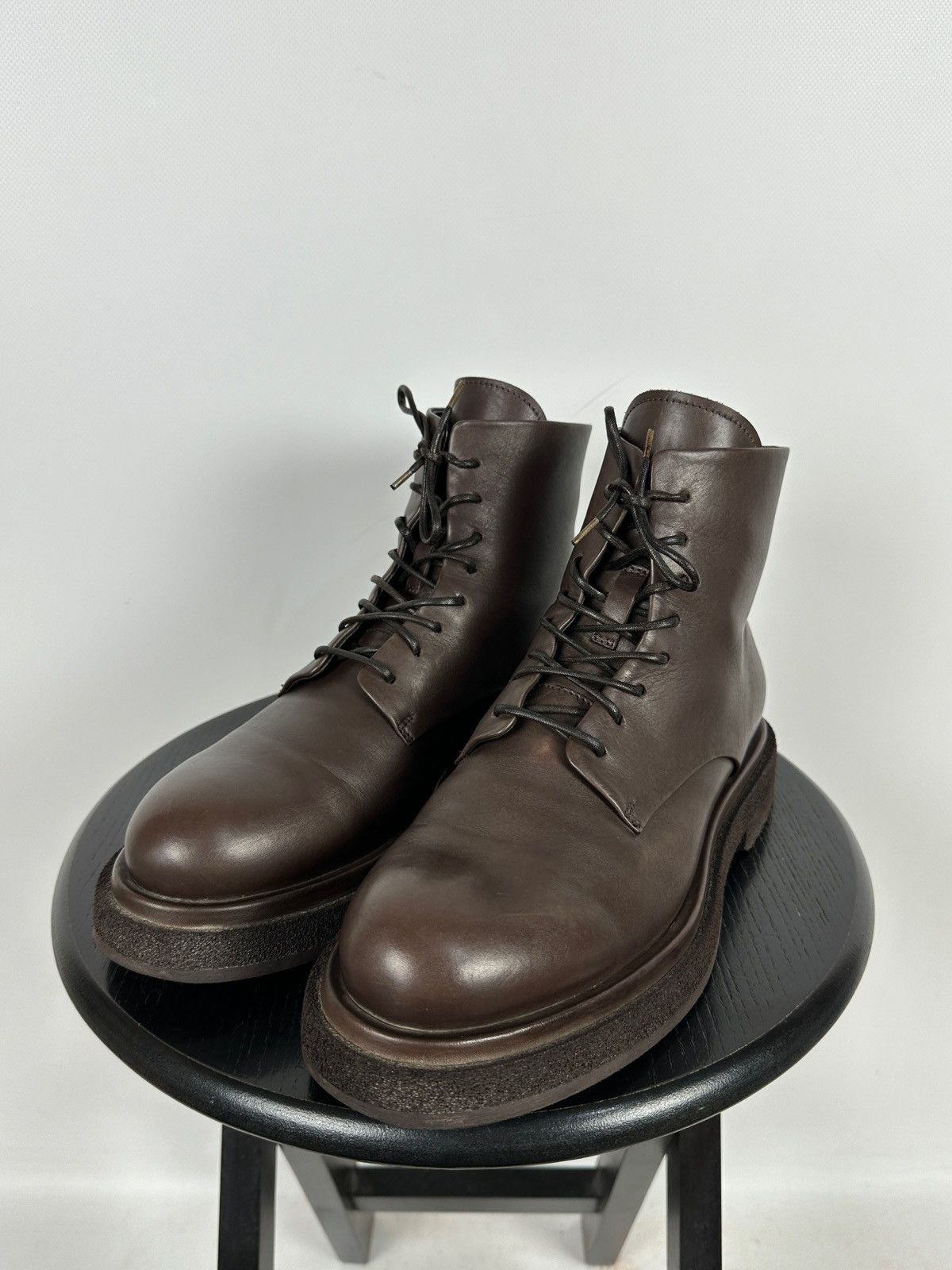 Officine Creative Officine Creative Lace Up Brown Leather Boots Size US 10 / IT 40 - 6 Thumbnail