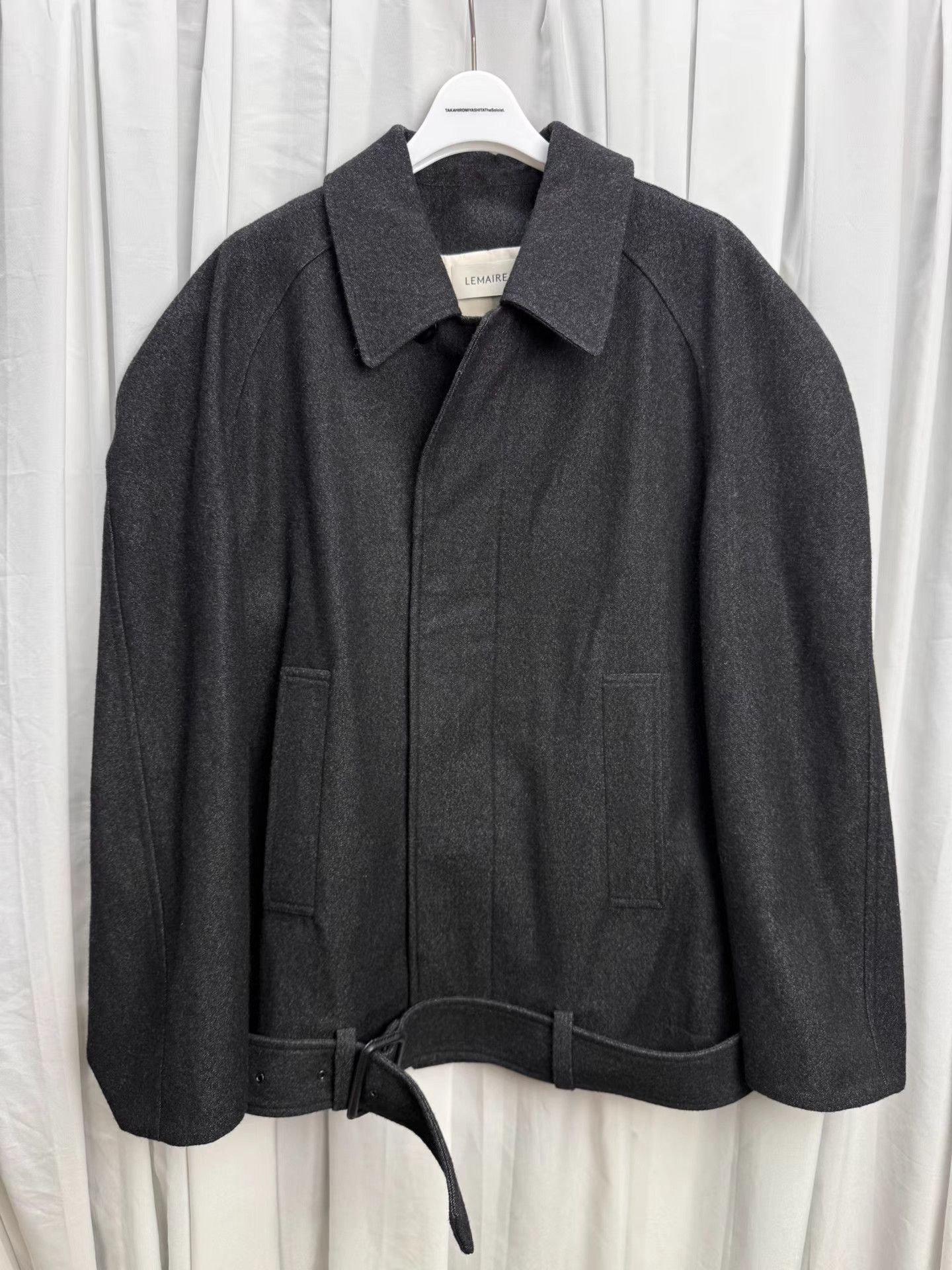 Lemaire LEMAIRE Raglan Wool Jacket K20 Size XS / US 0-2 / IT 36-38 - 1 Thumbnail