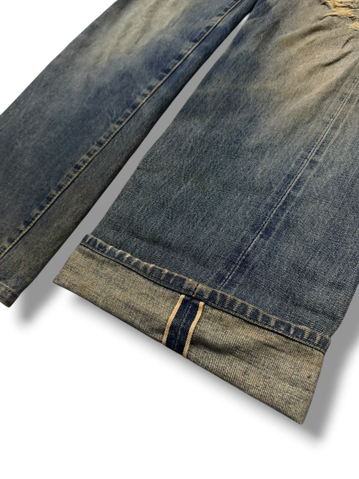 Blue Blue Japan Vintage Blue Way Co.Ltd Japanese Selvedge Denim | W29 Size US 29 - 8 Thumbnail