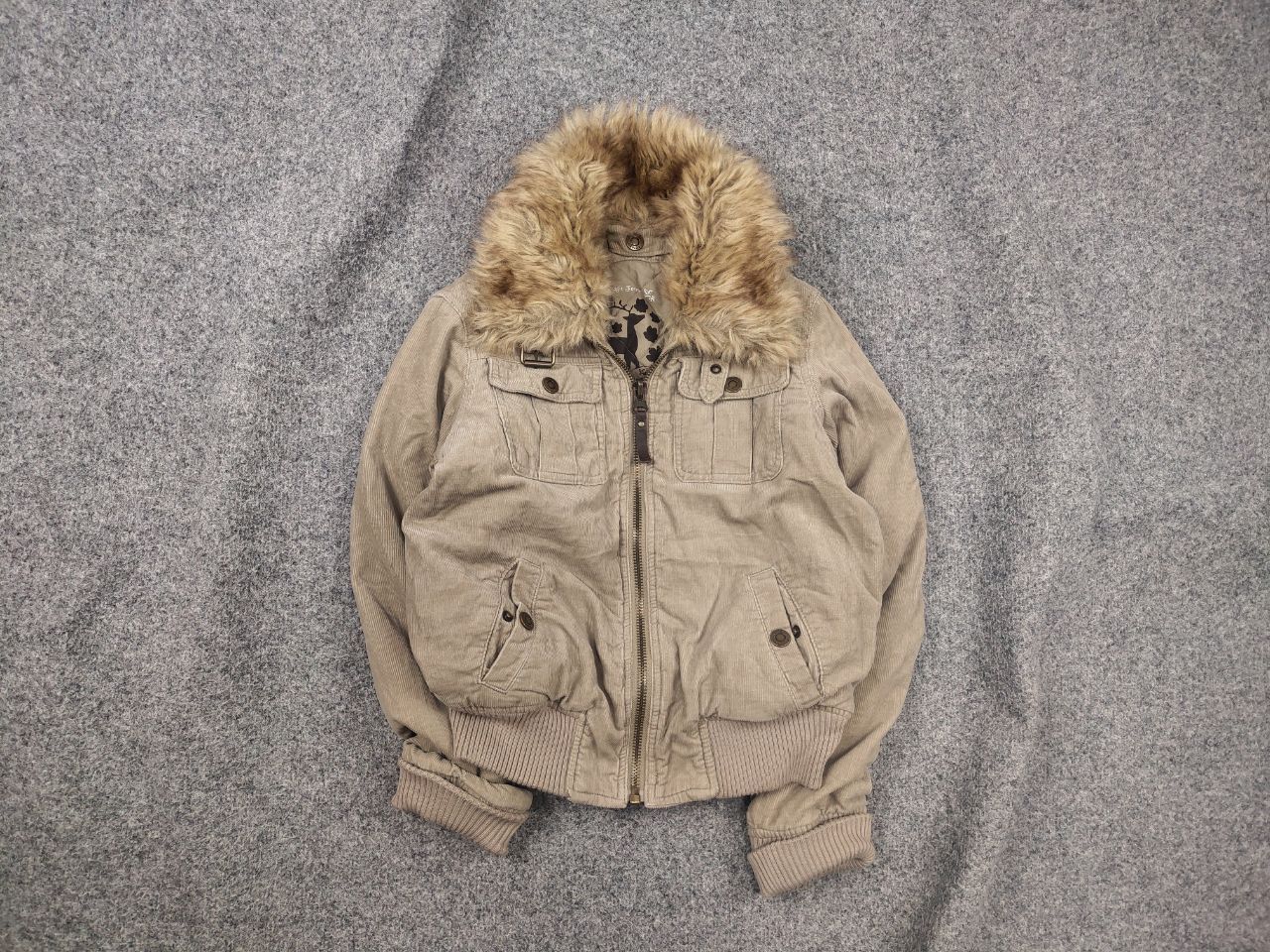 If Six Was Nine Vintage Y2K LGB if six was nine style Cargo pocke Fur Jacket Size M / US 6-8 / IT 42-44 - 1 Thumbnail