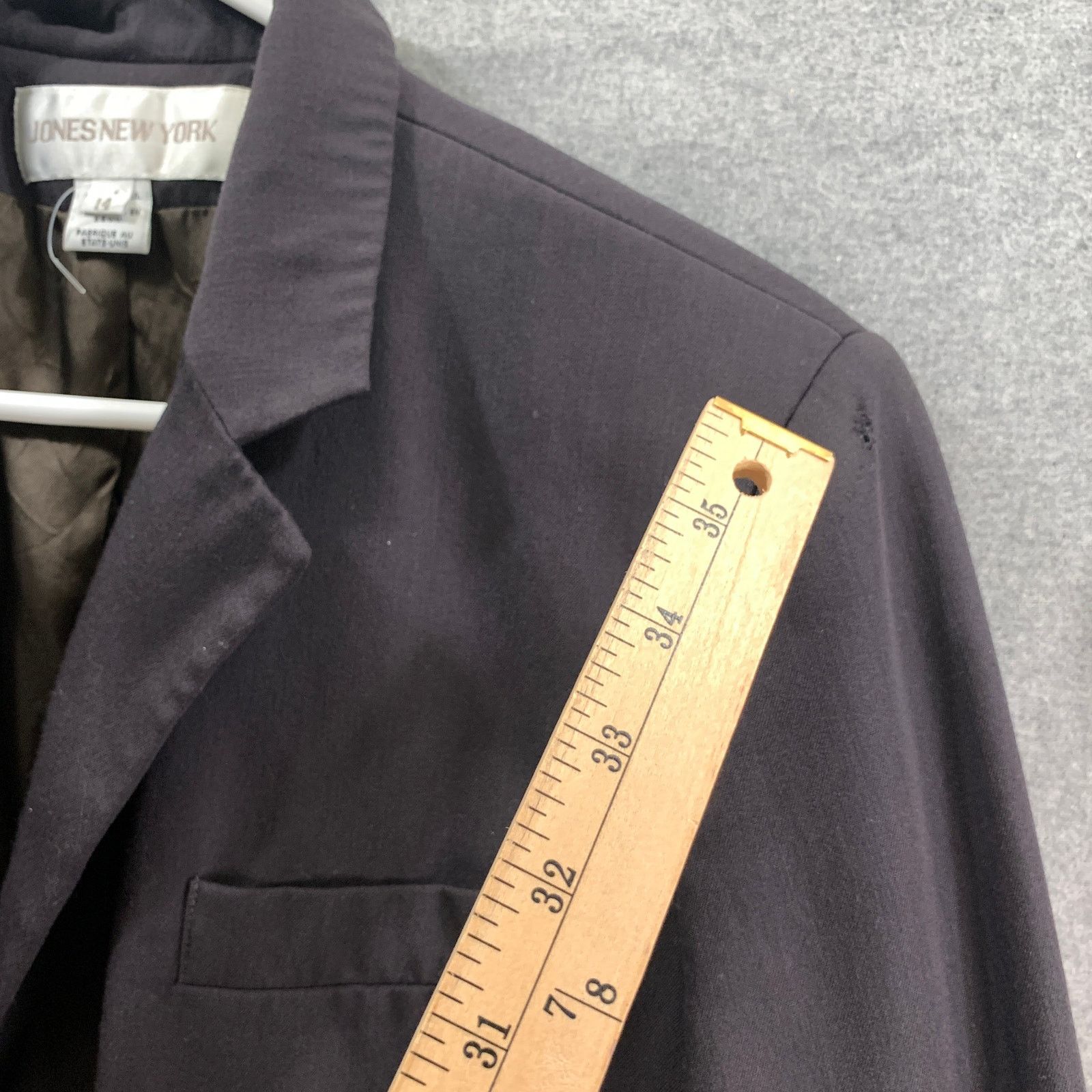 Jones New York Jones New York Suits Womens Size 14 Black Formal Top Blazer Size XL / US 12-14 / IT 48-50 - 8 Thumbnail