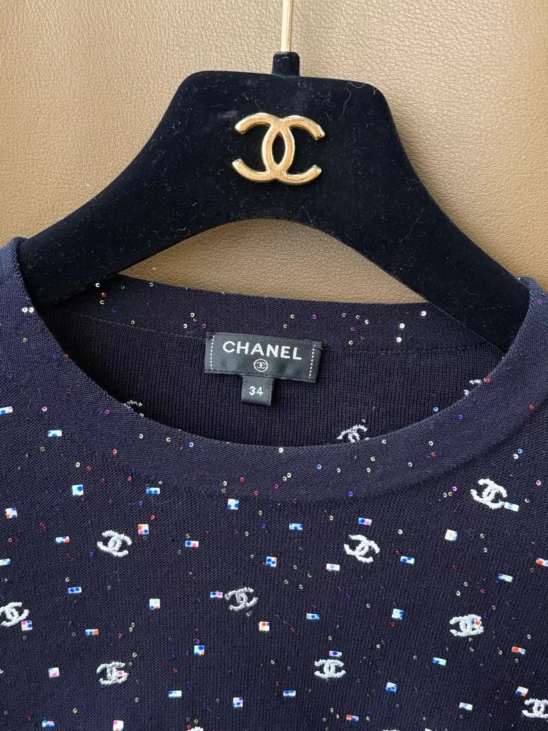 Chanel Chanel 20S roof series show dark blue full of stars cc lon Size XXS / US 00 / IT 34 - 5 Thumbnail