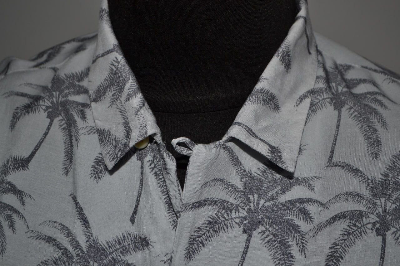 Allsaints All Saints Santacruz Shirt Men's Medium - Palm Tree Hawaii Size US M / EU 48-50 / 2 - 6 Thumbnail