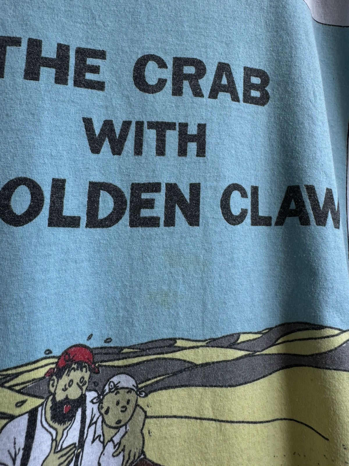Vintage Vintage 90s 🦀 The Adventures of Tin Tin The Crab Tee Size US L / EU 52-54 / 3 - 5 Thumbnail