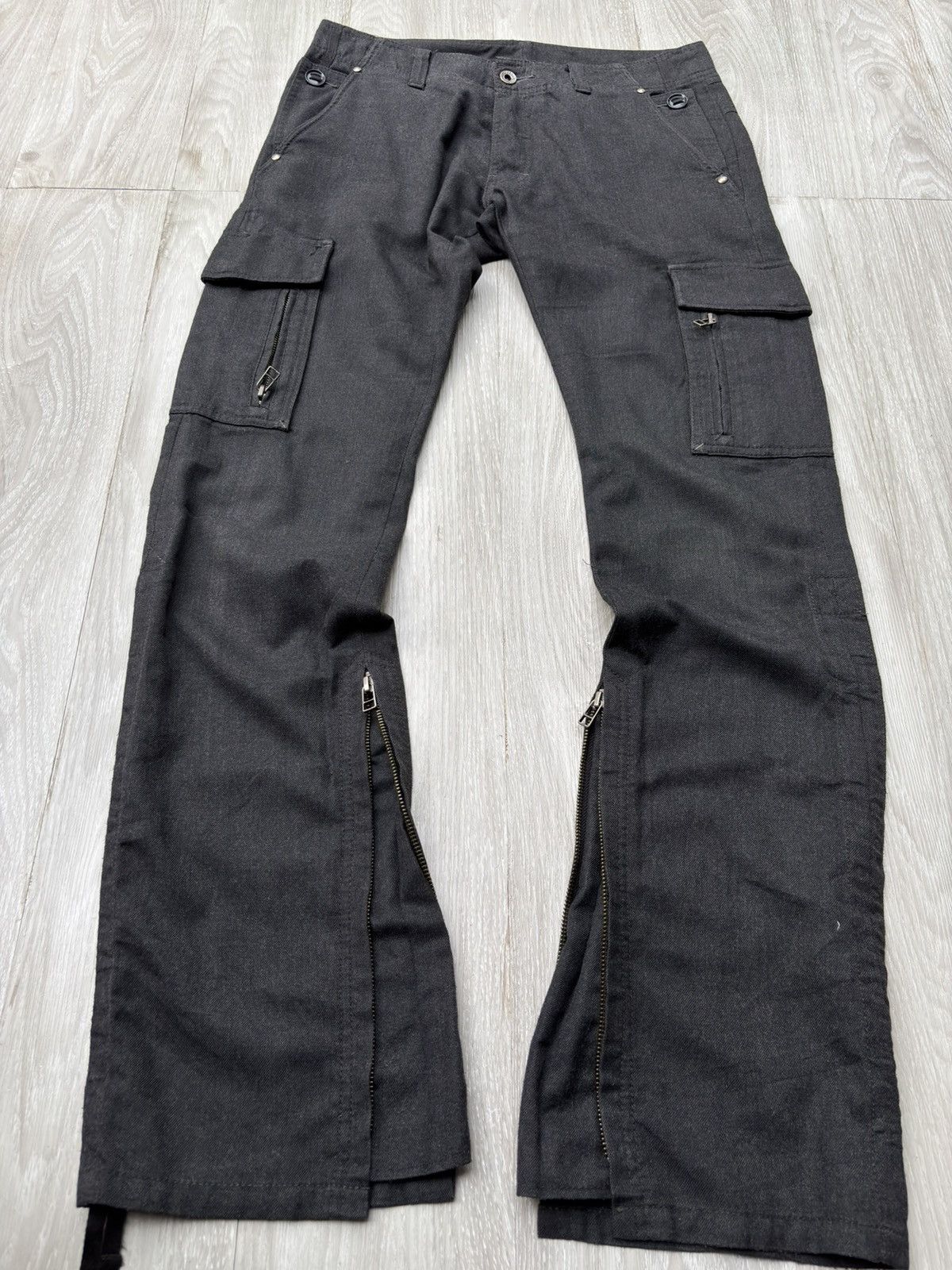 Japanese Brand 5351 pourles hommes flare cargo pants Size US 29 - 1 Thumbnail