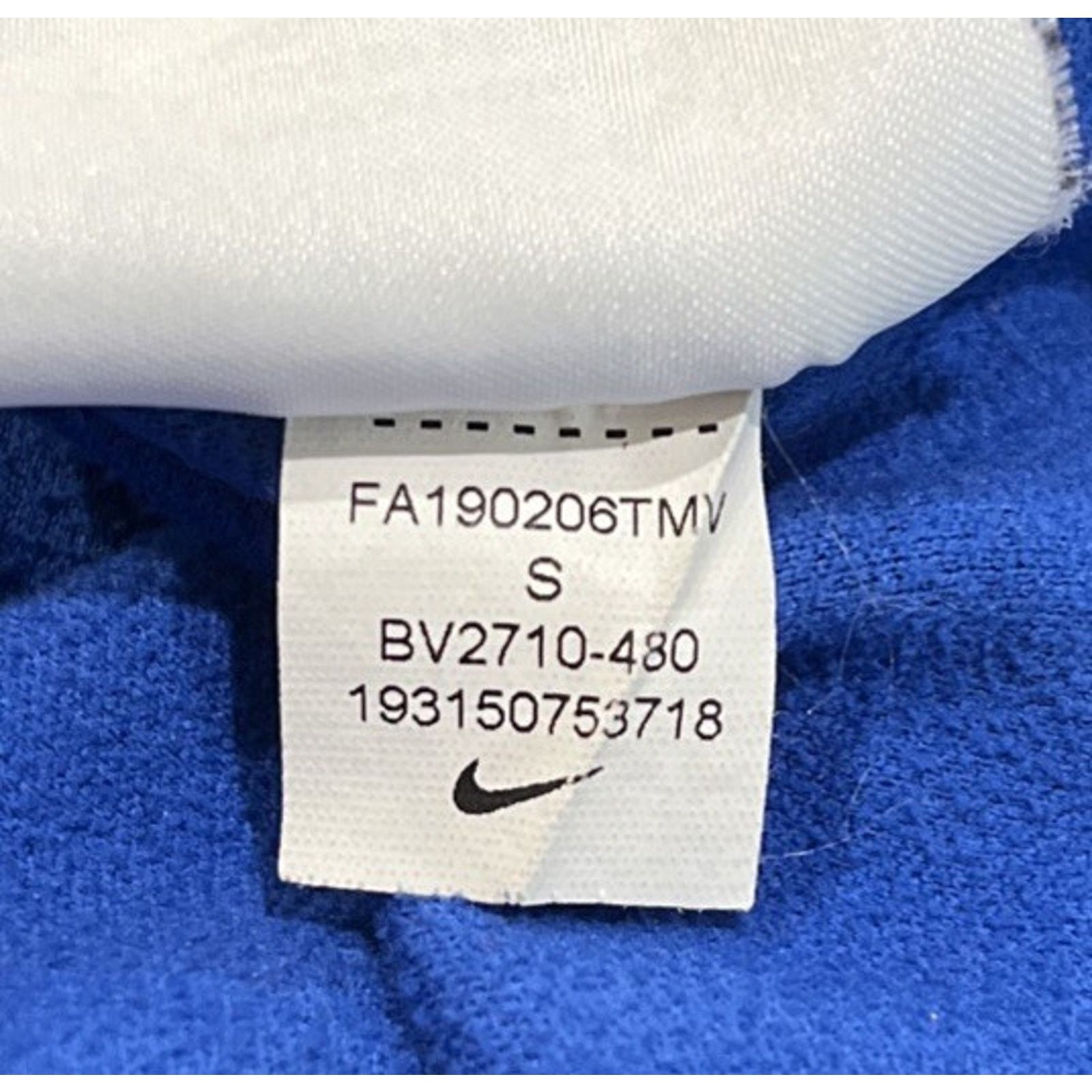 Nike Nike Hoodie Mens Small Blue Pullover Fleece Swoosh Size US S / EU 44-46 / 1 - 7 Thumbnail