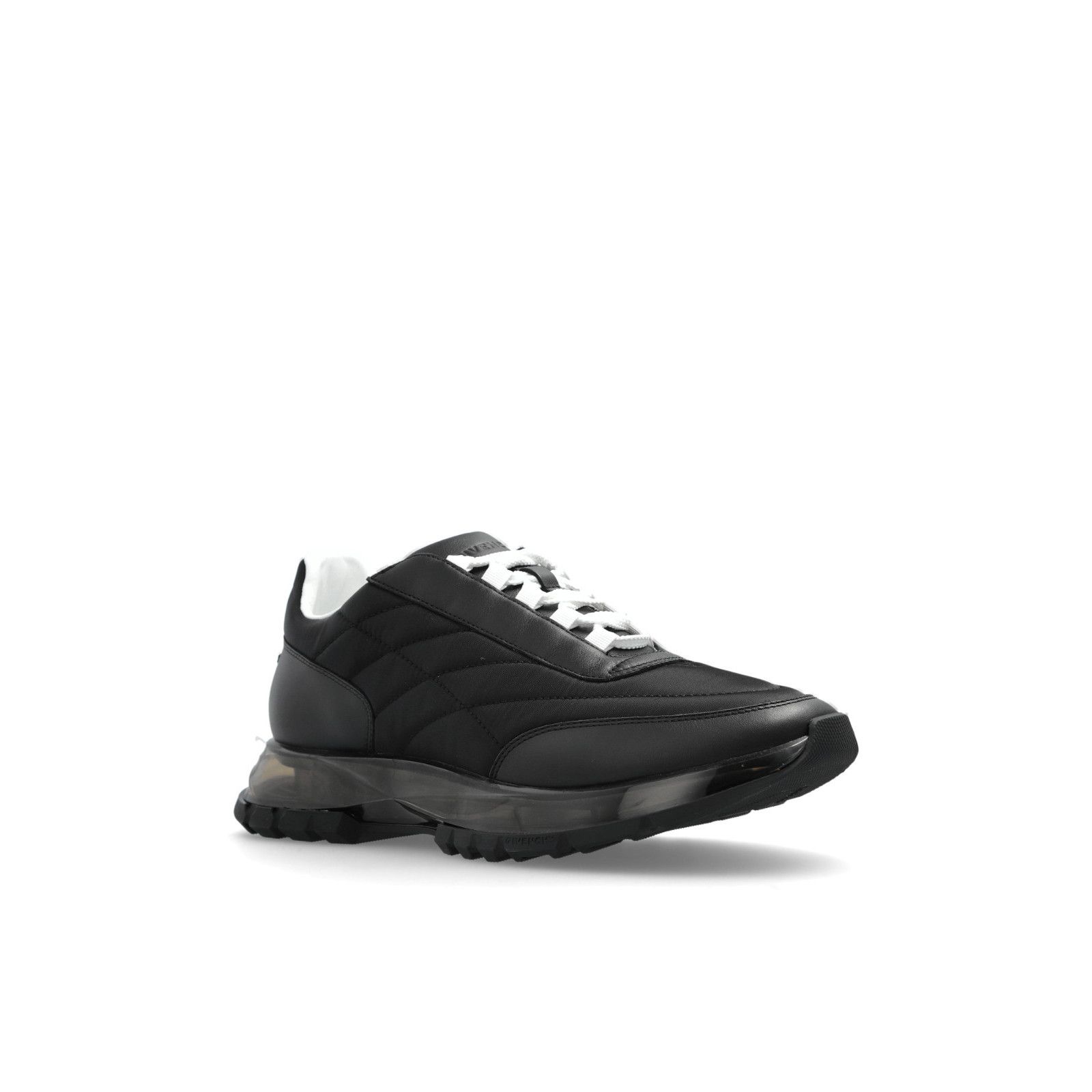 Givenchy GIVENCHY Black Leather Sports Sneakers New & Authentic (Men' Size US 10 / EU 43 - 2 Thumbnail