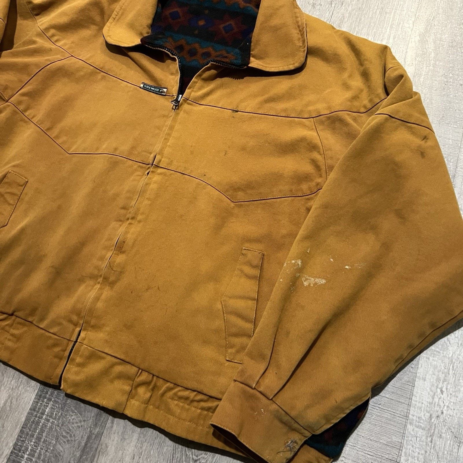 Other VTG Rode Walker Reversible Aztec Canvas/Fleece USA Jacket XL Size US XL / EU 56 / 4 - 5 Thumbnail