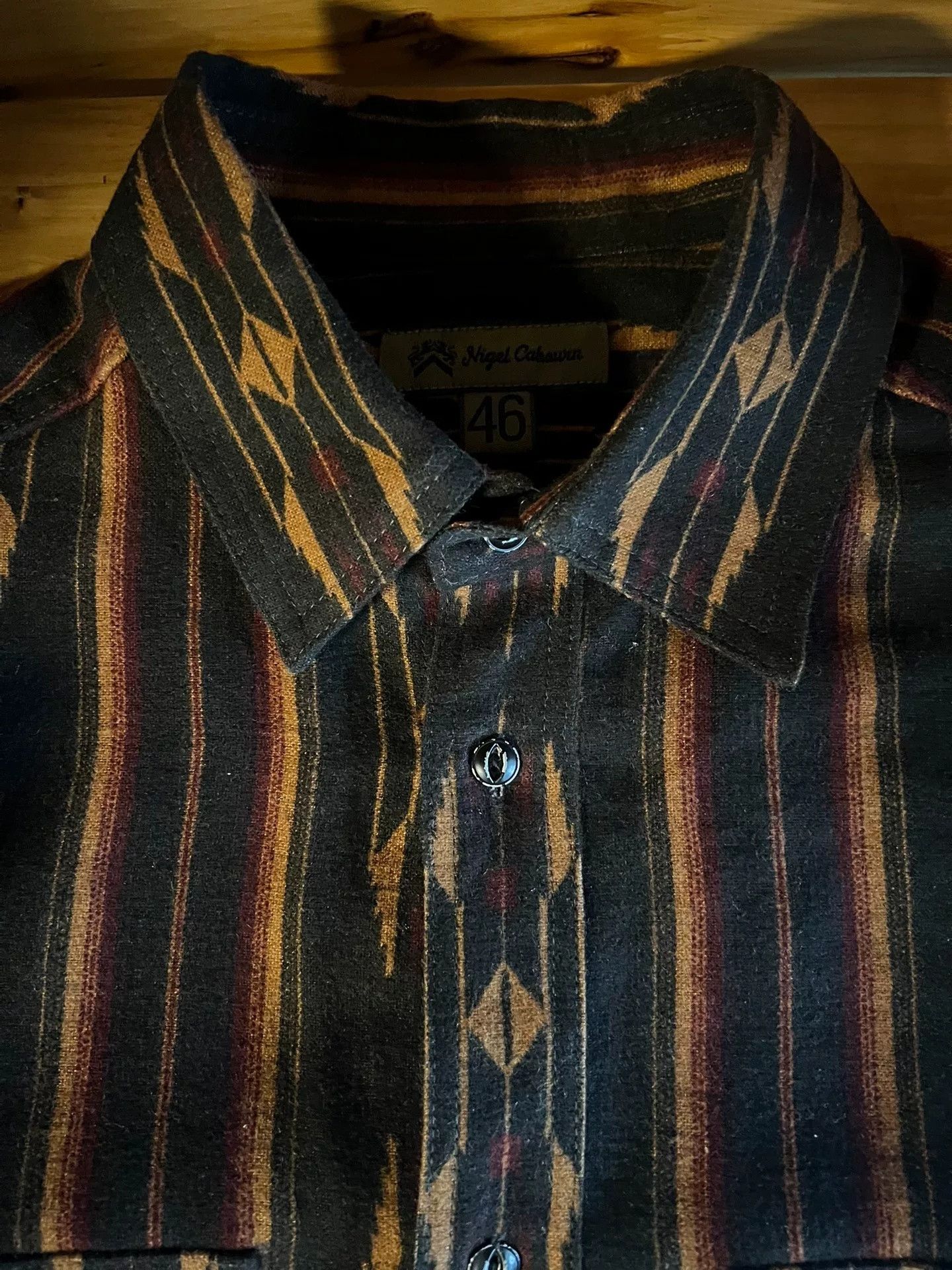 Nigel Cabourn Nigel Cabourn Navajo Shirt Size US S / EU 44-46 / 1 - 9 Thumbnail