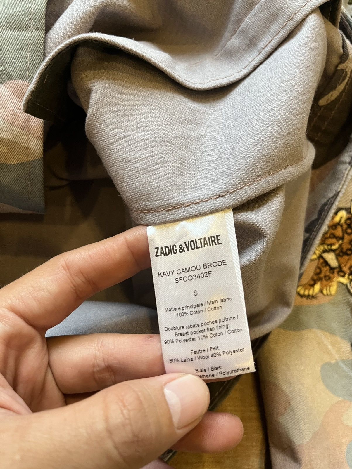 Zadig & Voltaire Denim Jacket Zadig & Voltaire Size US S / EU 44-46 / 1 - 6 Thumbnail
