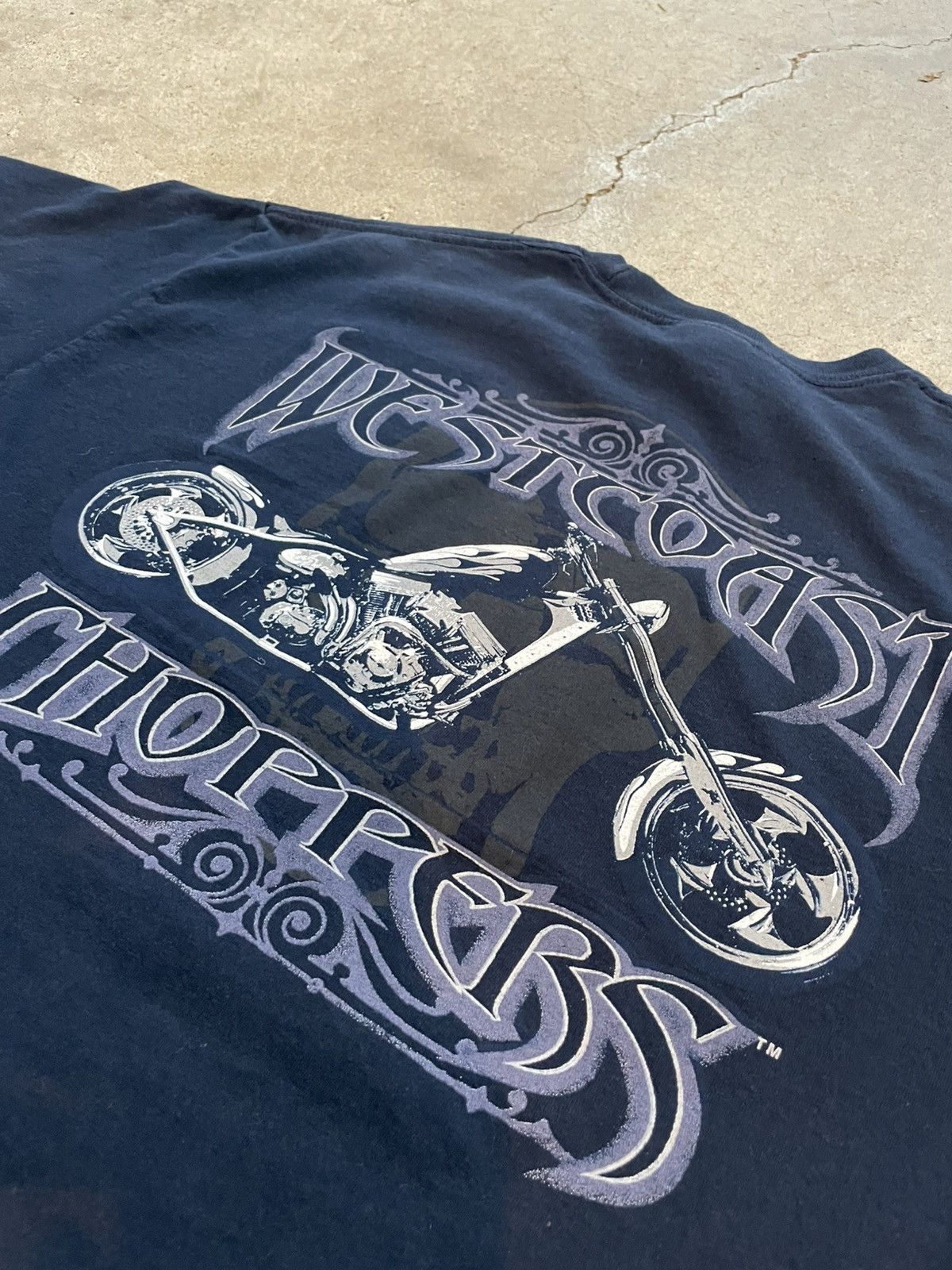 West Coast Choppers Vintage West Coast Chopper Iron Cross Shirt Size US XL / EU 56 / 4 - 4 Thumbnail