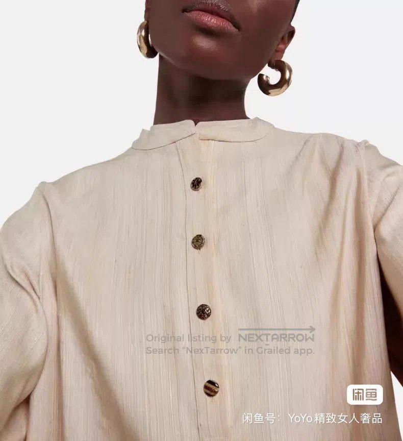 Loro Piana Loro Piana Silk blouse shirt dress Size XS / US 0-2 / IT 36-38 - 2 Thumbnail