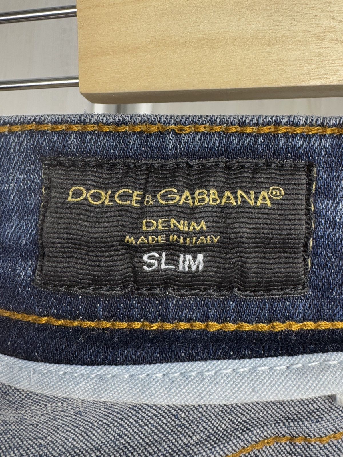 Dolce & Gabbana Dolce & Gabbana blue slim faded denim jeans pants Size US 30 / EU 46 - 10 Thumbnail