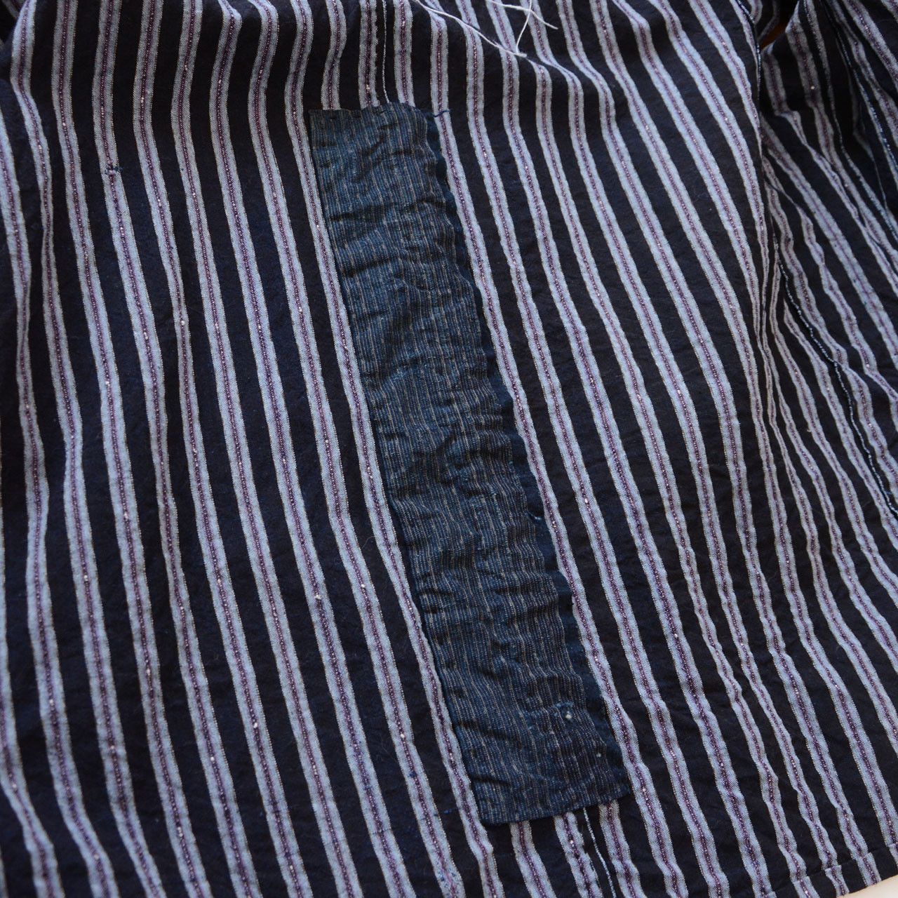 Other Vintage Japanese Noragi Jacket Indigo Striped Cotton Size M / US 6-8 / IT 42-44 - 8 Thumbnail
