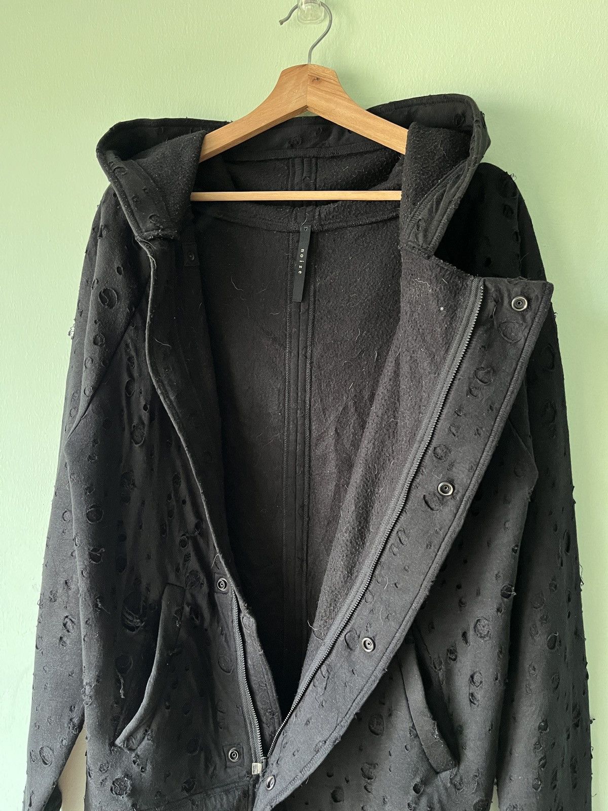 Japanese Brand Rare Noize Distressed Long Jacket Size US M / EU 48-50 / 2 - 8 Thumbnail