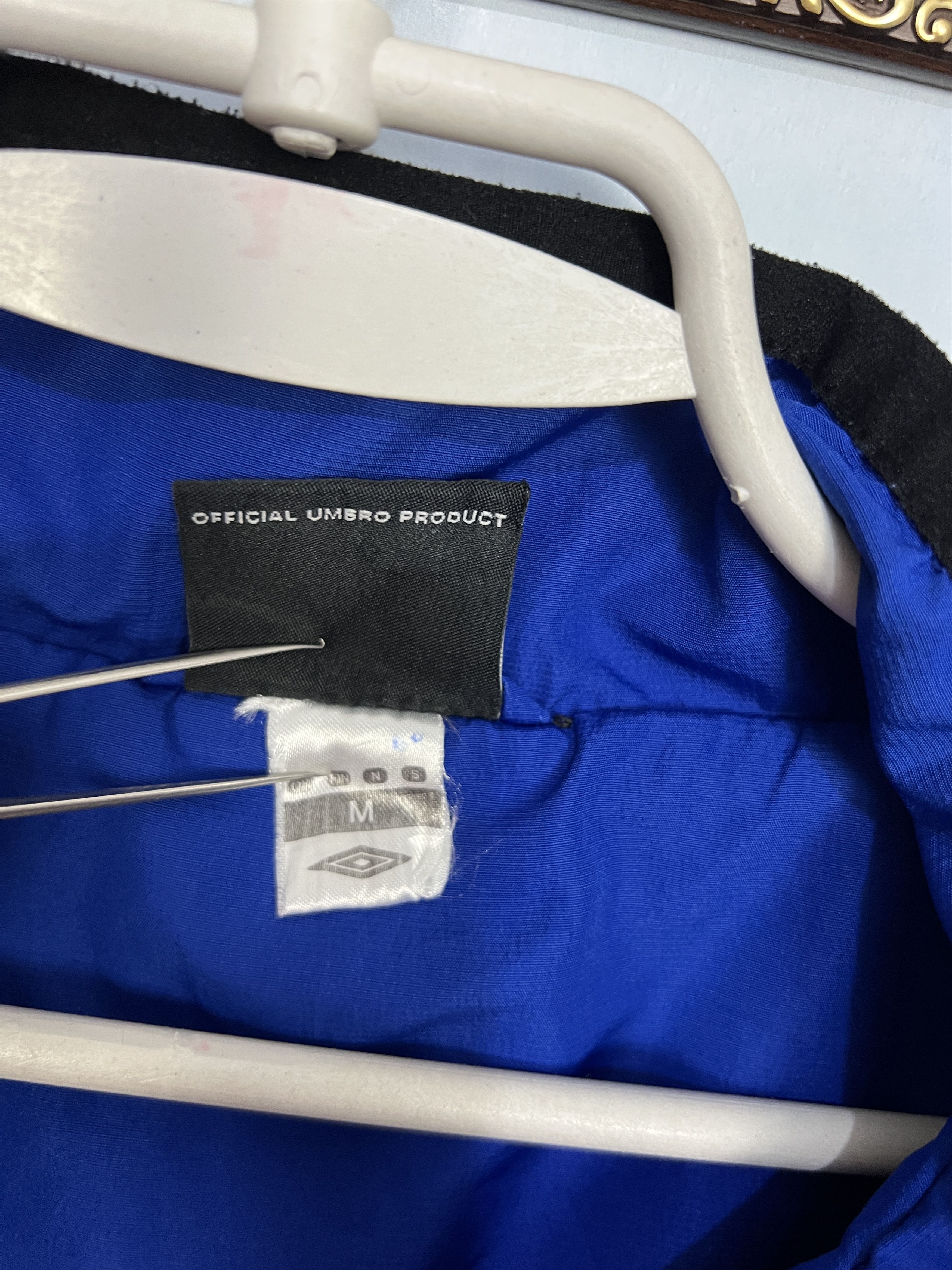 Umbro Vintage Molde Football Train Jacket Blue Track Top Soccer Size US M / EU 48-50 / 2 - 7 Thumbnail