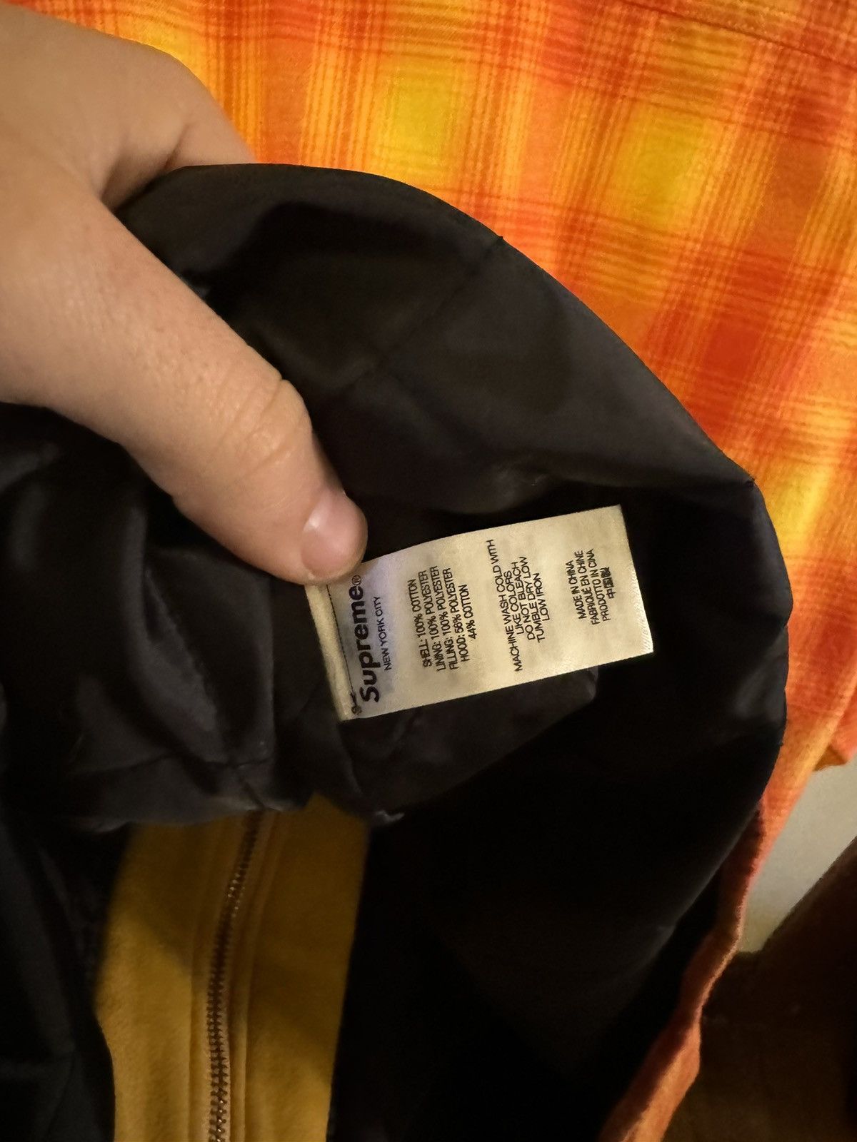 Supreme Supreme FW21 Quilted Hooded Zip Flannel Size US M / EU 48-50 / 2 - 4 Thumbnail