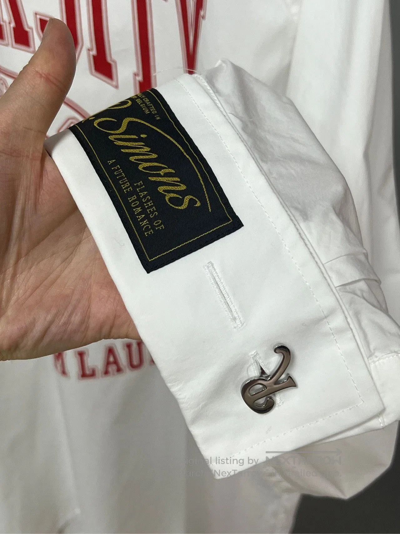 Raf Simons Raf Simons University Shirt Sleeve Hoodie. Size US S / EU 44-46 / 1 - 3 Thumbnail