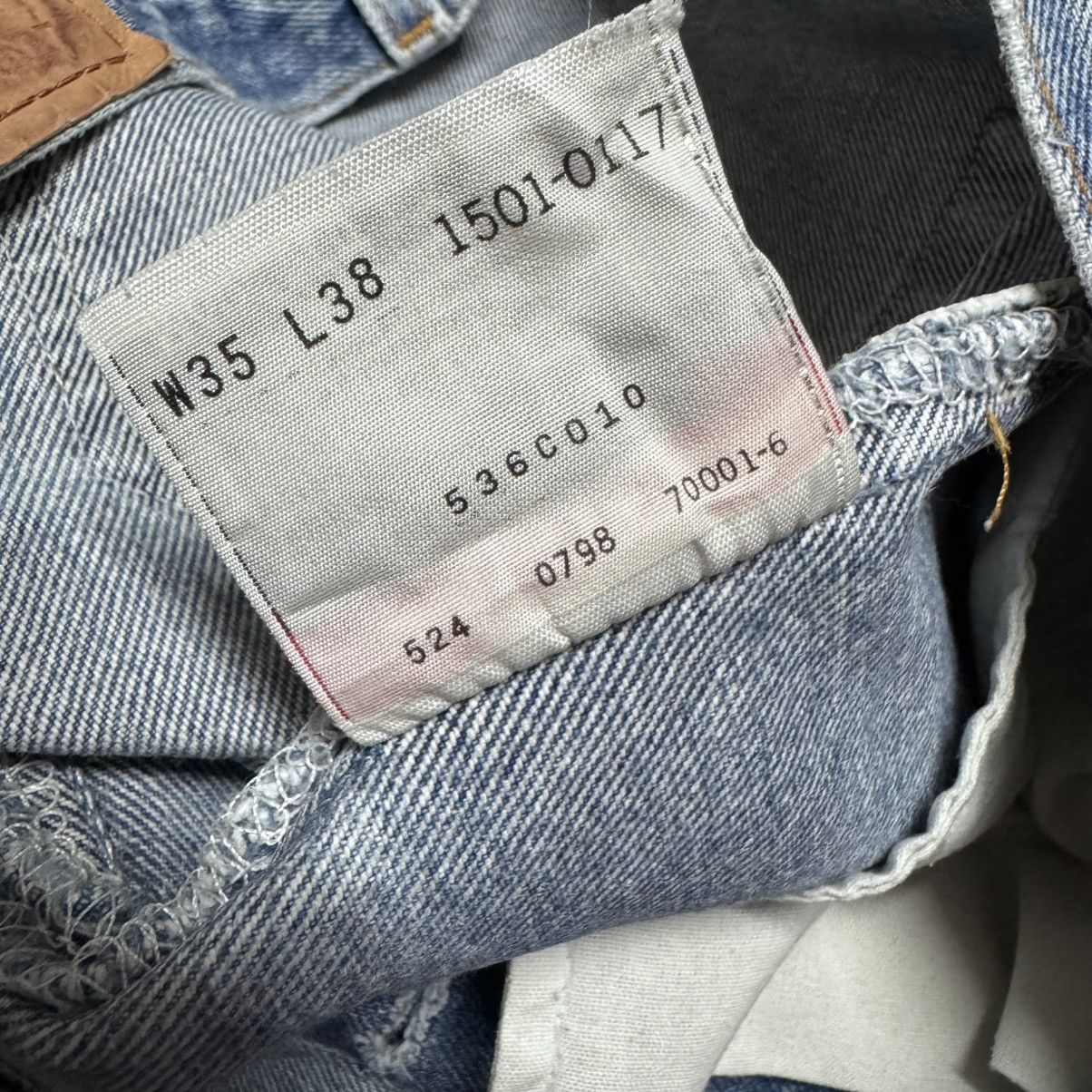 Levi's Vintage 90s Levis 501xx Distressed Cropped Jeans Size US 34 / EU 50 - 23 Thumbnail