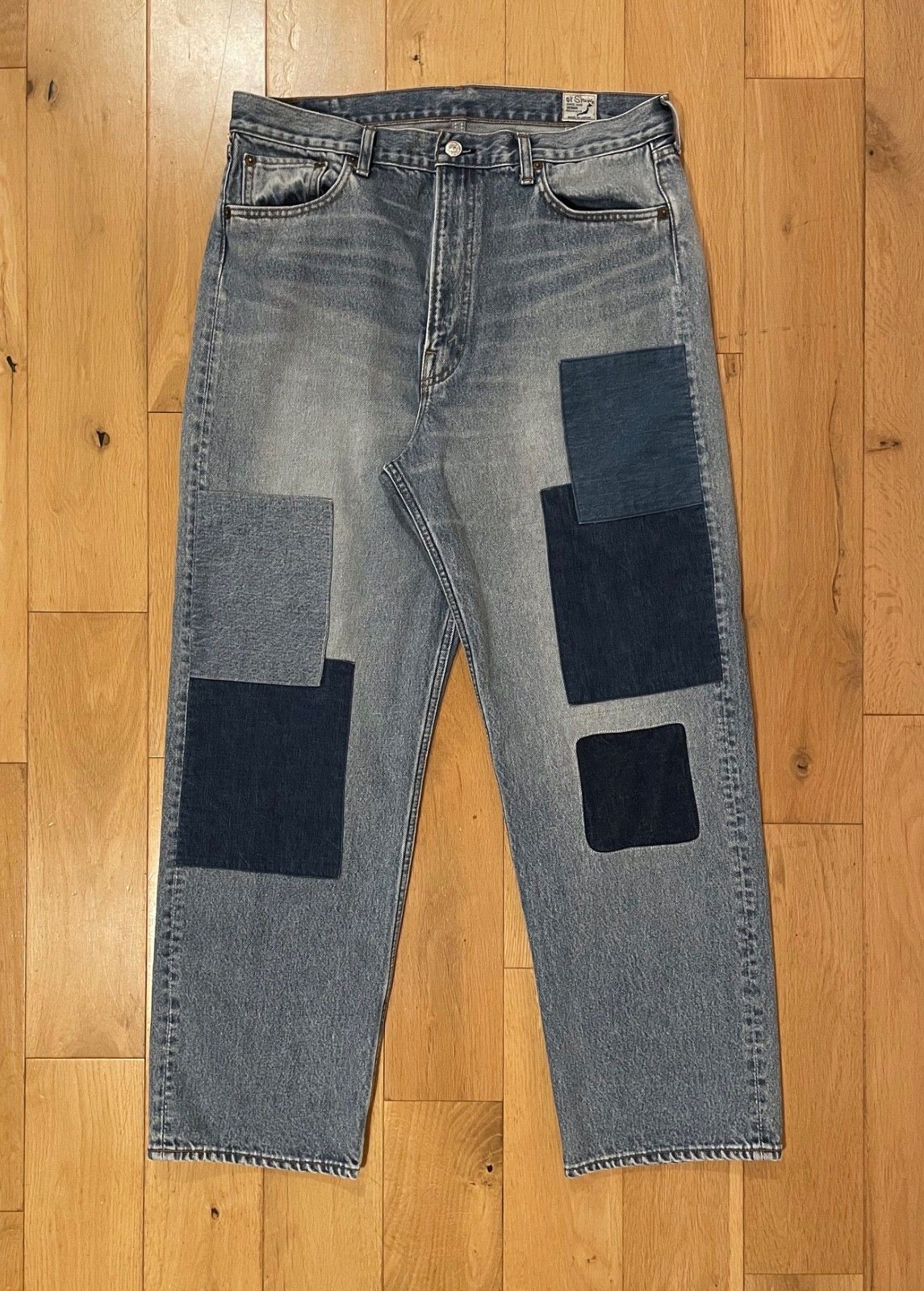 Orslow orSlow 101 Dad's Fit Denim Jeans Patchwork Size 4 (36") Size US 34 / EU 50 - 1 Thumbnail