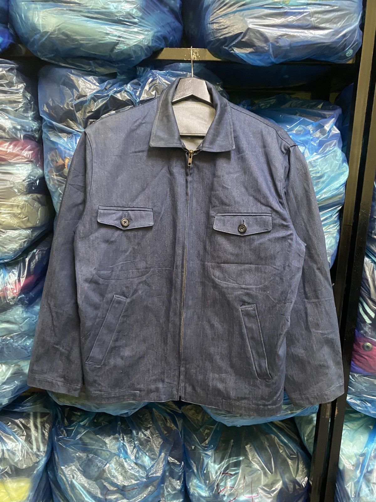 Other McHENRY Japanese Workwear-Inspired Denim Zip Jacket Size US S / EU 44-46 / 1 - 1 Thumbnail