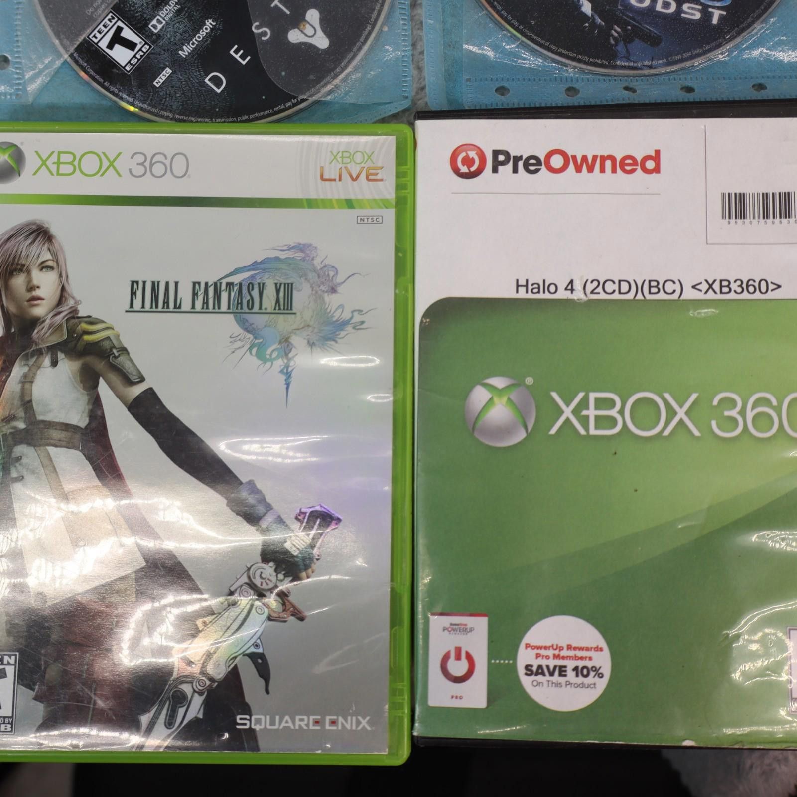 Other Microsoft Xbox 360 Bundle games, FF13 Halo 4, Halo 3, NFS + Size ONE SIZE - 5 Thumbnail