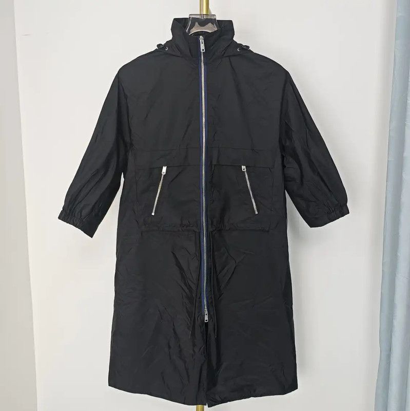 Prada Prada Black Nylon Lightweight Women's Jacket Size S / US 4 / IT 40 - 1 Thumbnail