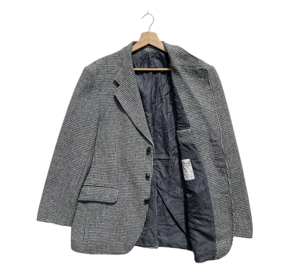 Harris Tweed 🔥Accept Binding Offer🔥 Harris Tweed Wool Blazer Jacket Size US L / EU 52-54 / 3 - 3 Thumbnail