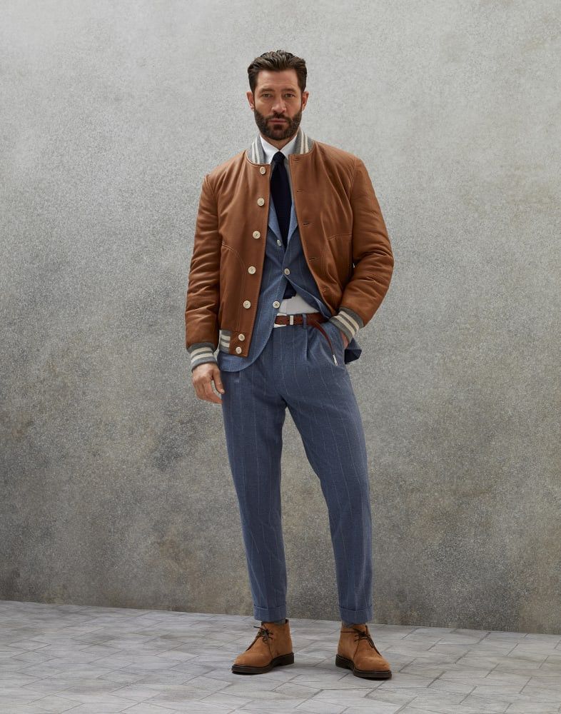 Brunello Cucinelli Jacket in Brown Size US XL / EU 56 / 4 - 2 Thumbnail