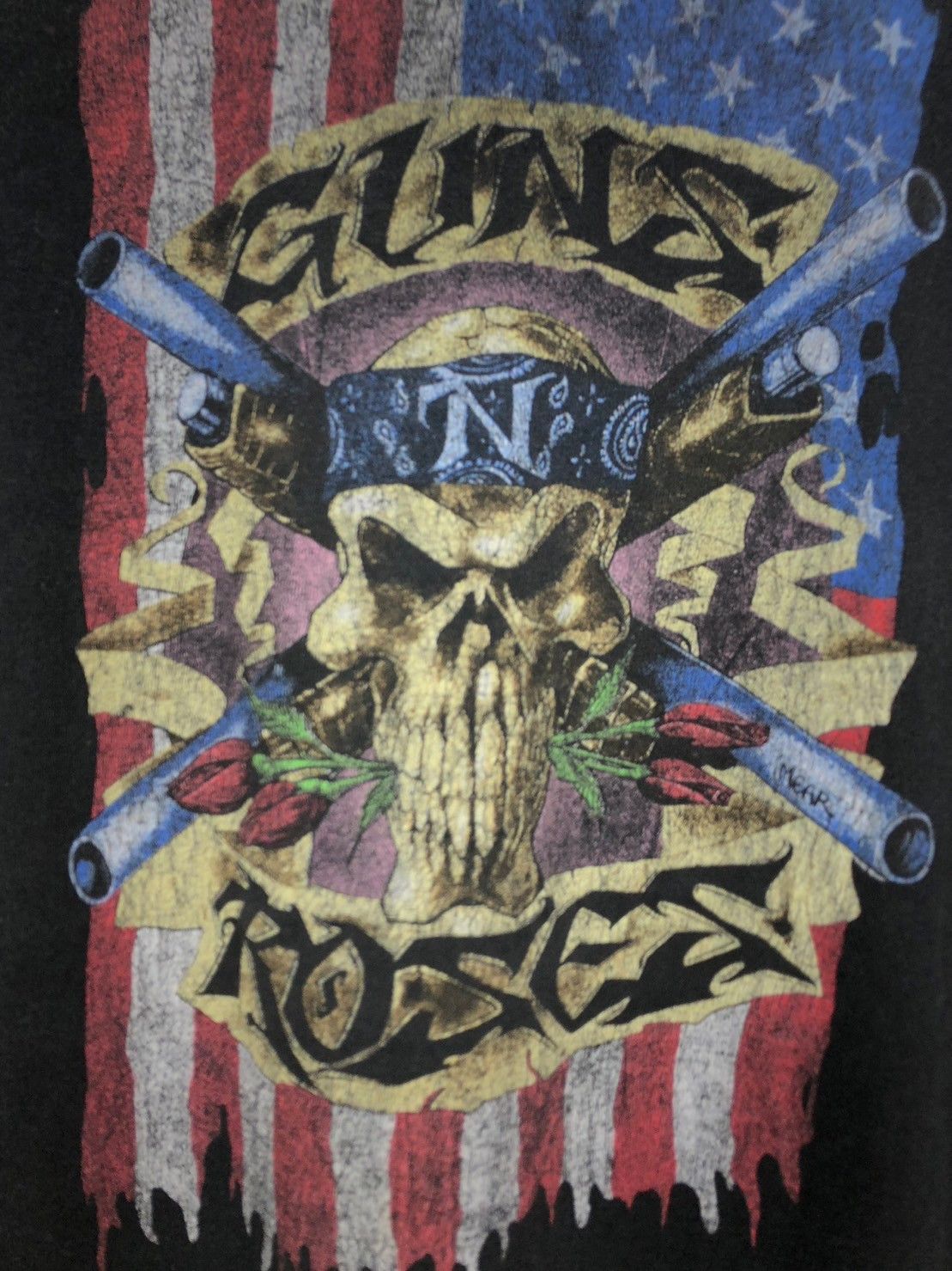 Vintage Vintage Gun N Roses shirt BN Size US XL / EU 56 / 4 - 3 Thumbnail