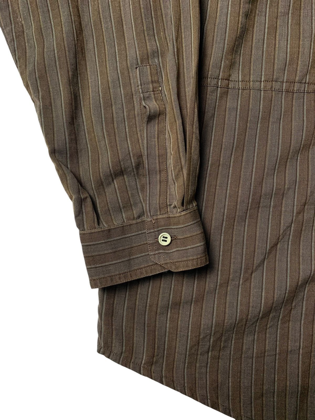 Versace 1980s Gianni Versace Double Big Pocket Stripe Shirt Size US L / EU 52-54 / 3 - 4 Thumbnail