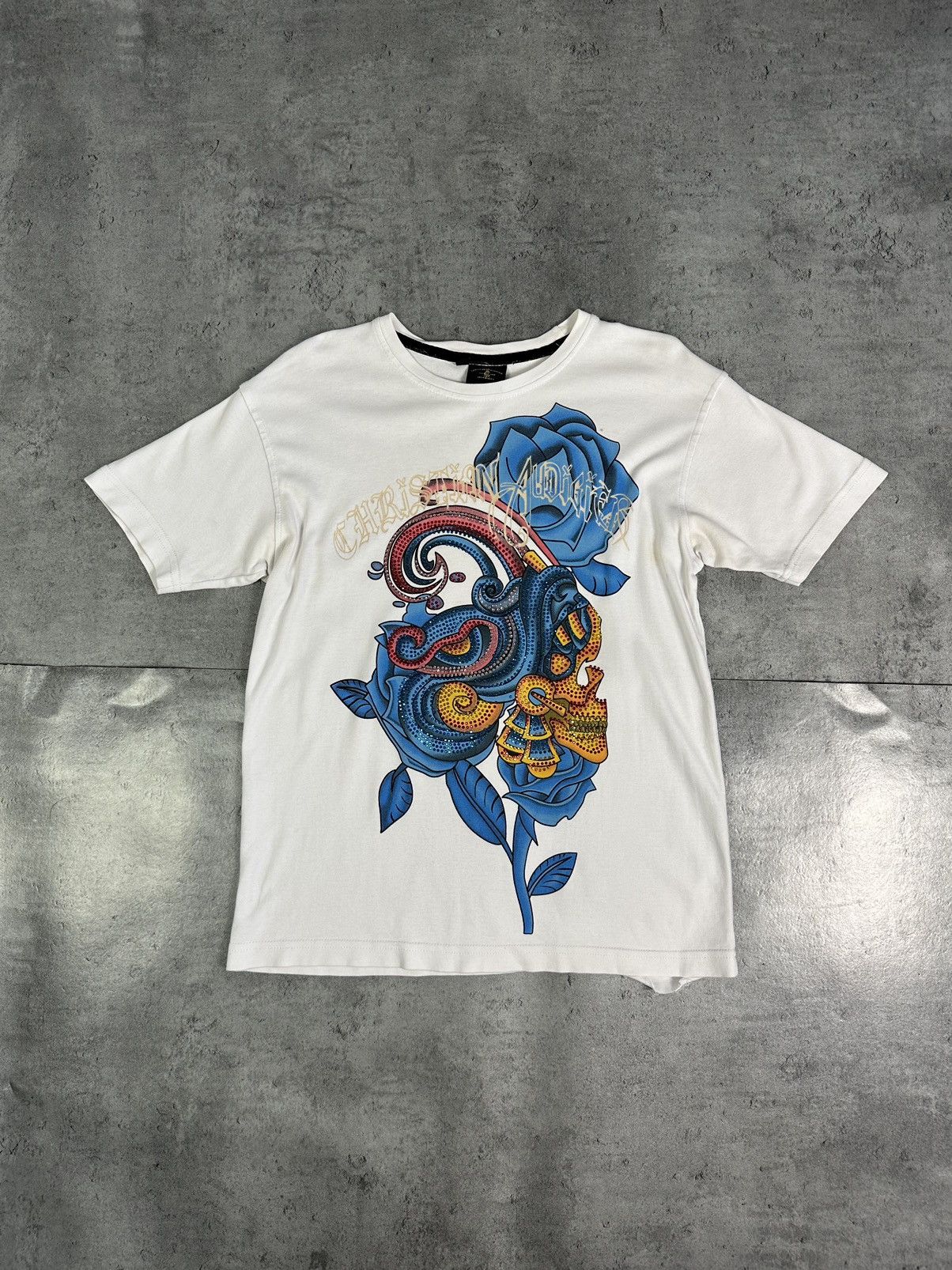 Christian Audigier Christian Audigier T-shirt Y2K swag tattoo Size M / US 6-8 / IT 42-44 - 1 Thumbnail