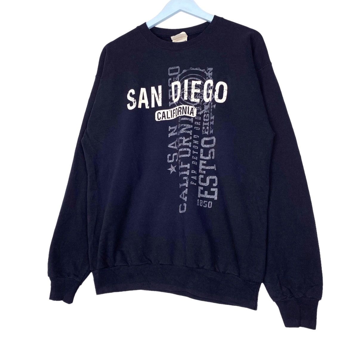 Hanes × Vintage Vintage Hanes San Diego Crewneck Sweatshirt Size M Size US M / EU 48-50 / 2 - 2 Thumbnail