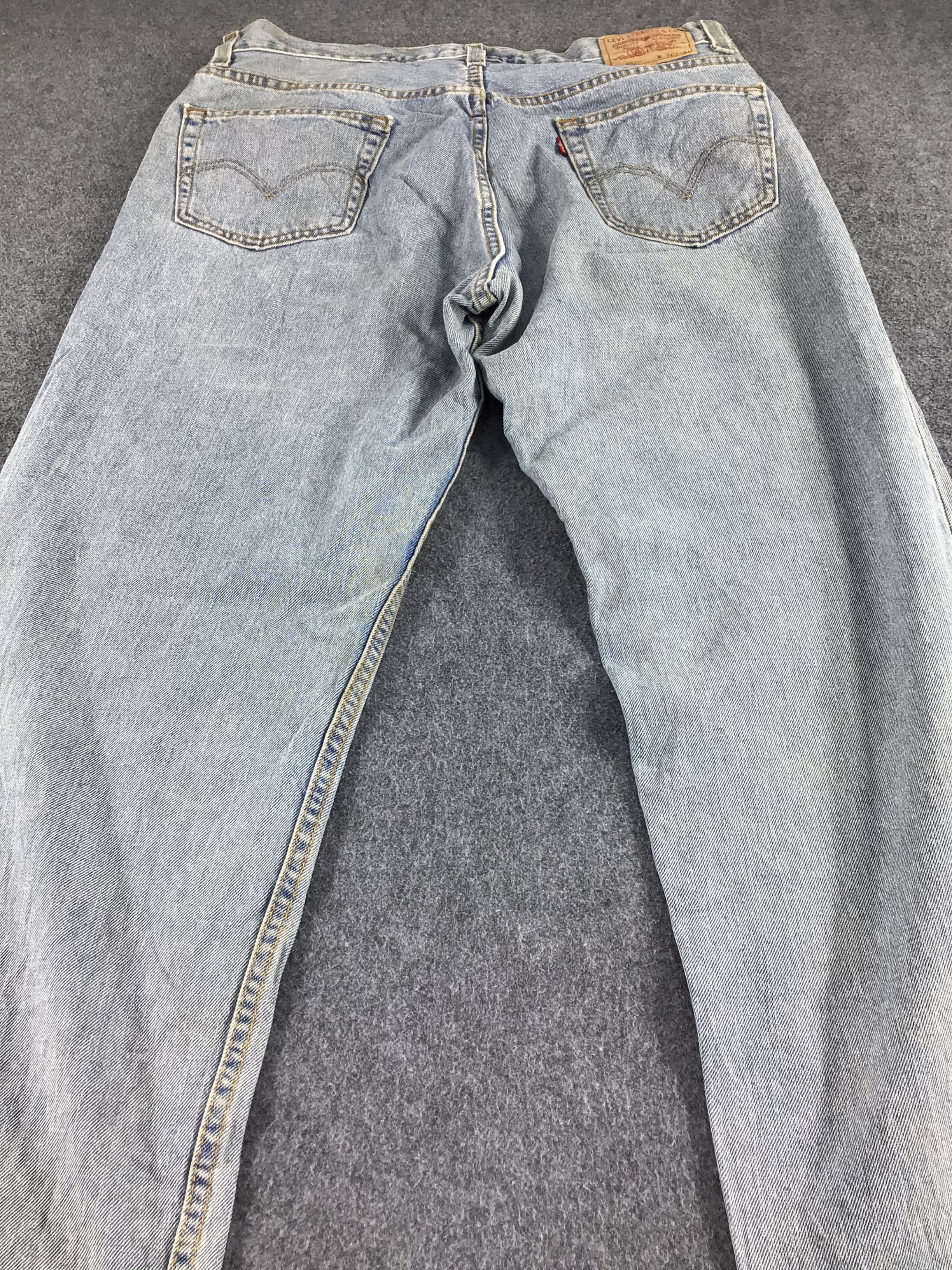 Levi's Vintage Levis 550 Jeans Dirty Light Wash - J500 Size US 37 - 4 Thumbnail
