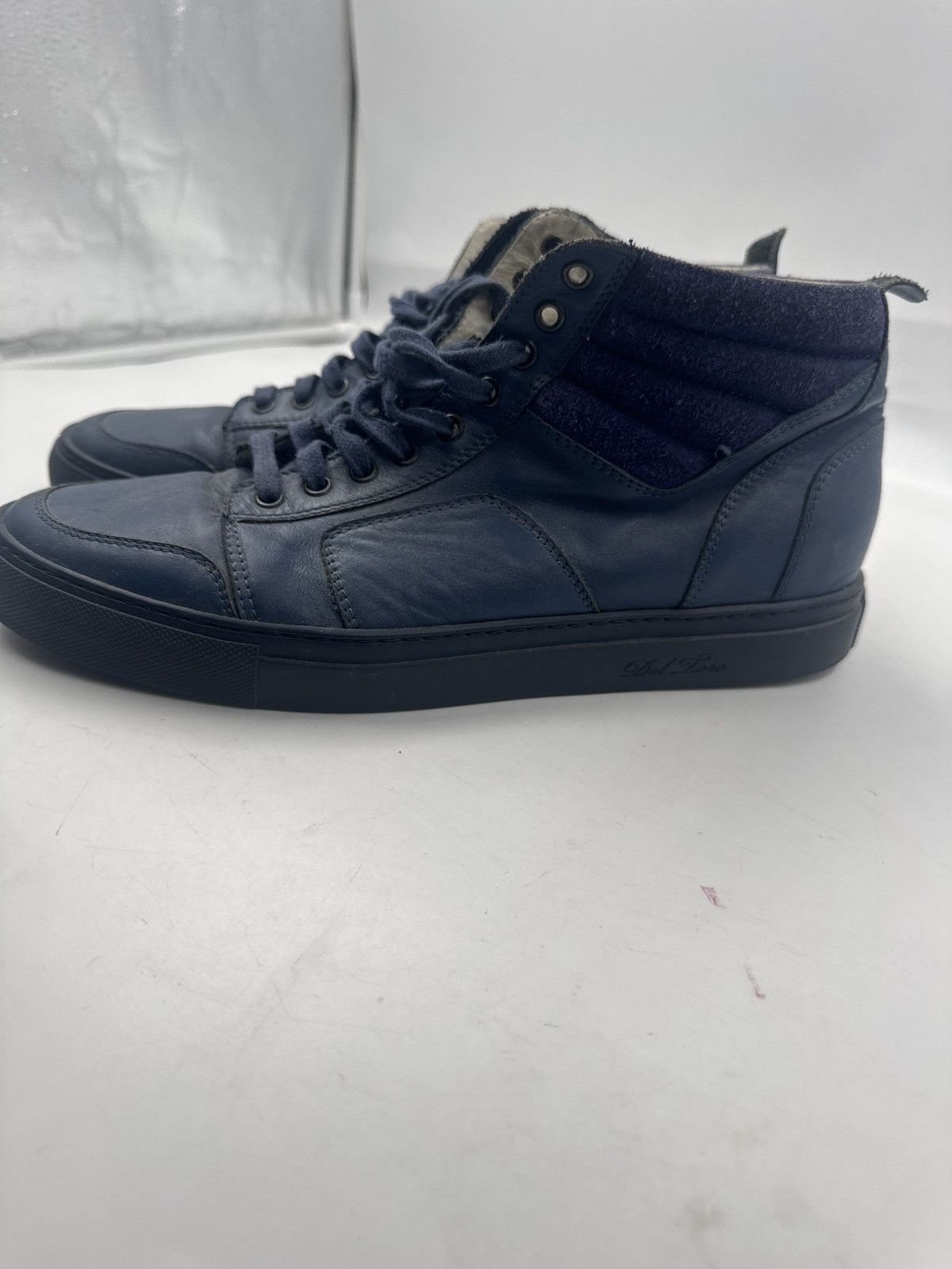 Del Toro Sneaker Chukka Boot Navy Suede Quilted size 13 Made in Italy The Maple S TAYNO Suede Dessert Chukka Sneaker main image 2