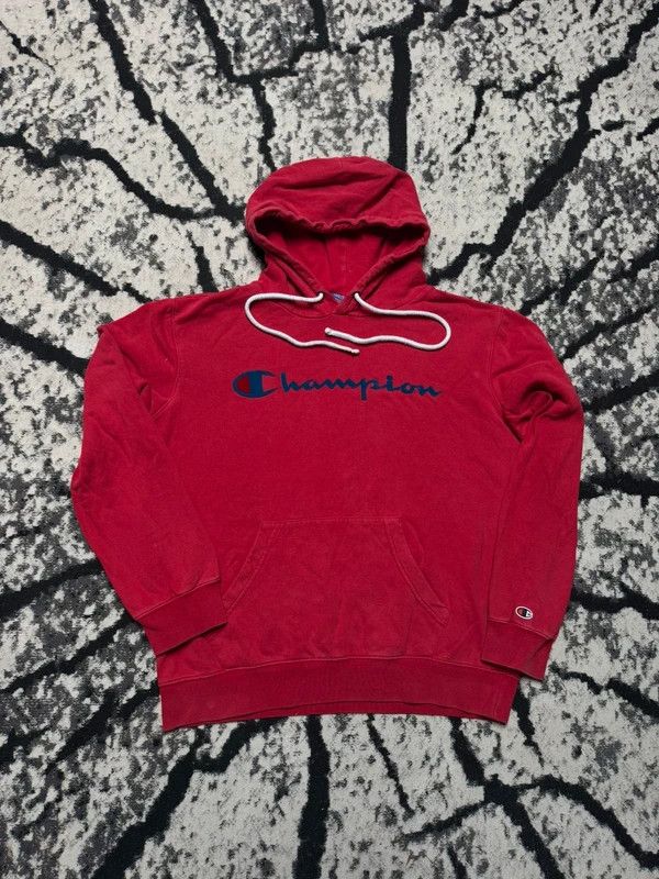 Champion Champion hoodie red blue M Size US M / EU 48-50 / 2 - 1 Thumbnail