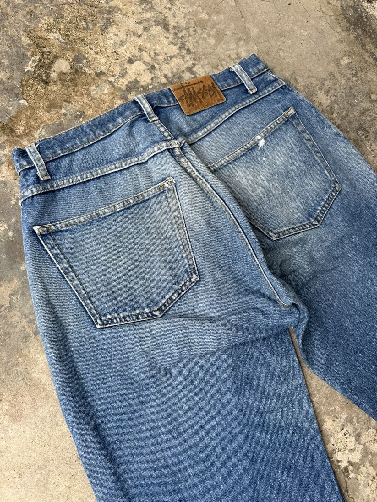 Stussy × Vintage Vintage Stussy Denim Jeans Size US 34 / EU 50 - 4 Thumbnail