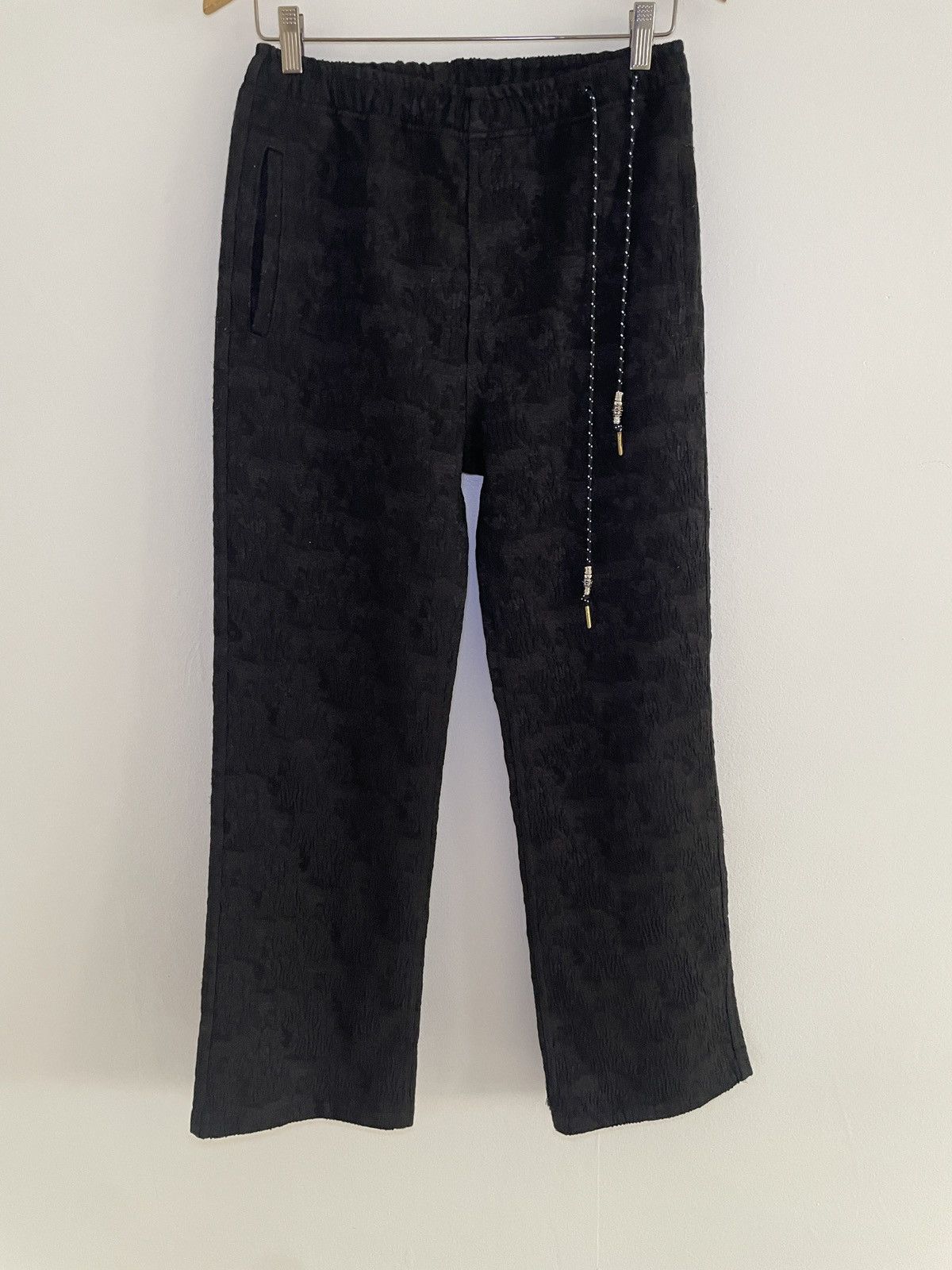 Andersson Bell Andersson Bell Wrinkle Embroidered Flare Pants Size US 28 / EU 44 - 1 Thumbnail