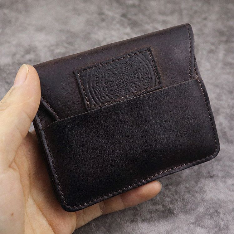 Japanese Brand × Leather Mini Flap Coin Wallet Size ONE SIZE - 1 Thumbnail