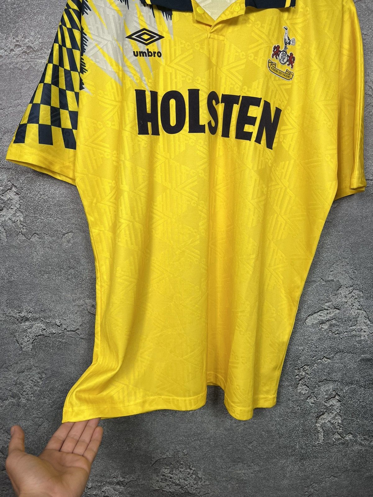 Umbro Tottenham Hotspur 1991/1995 #11 Nayim Away Shirt Jersey Size US XXL / EU 58 / 5 - 9 Thumbnail