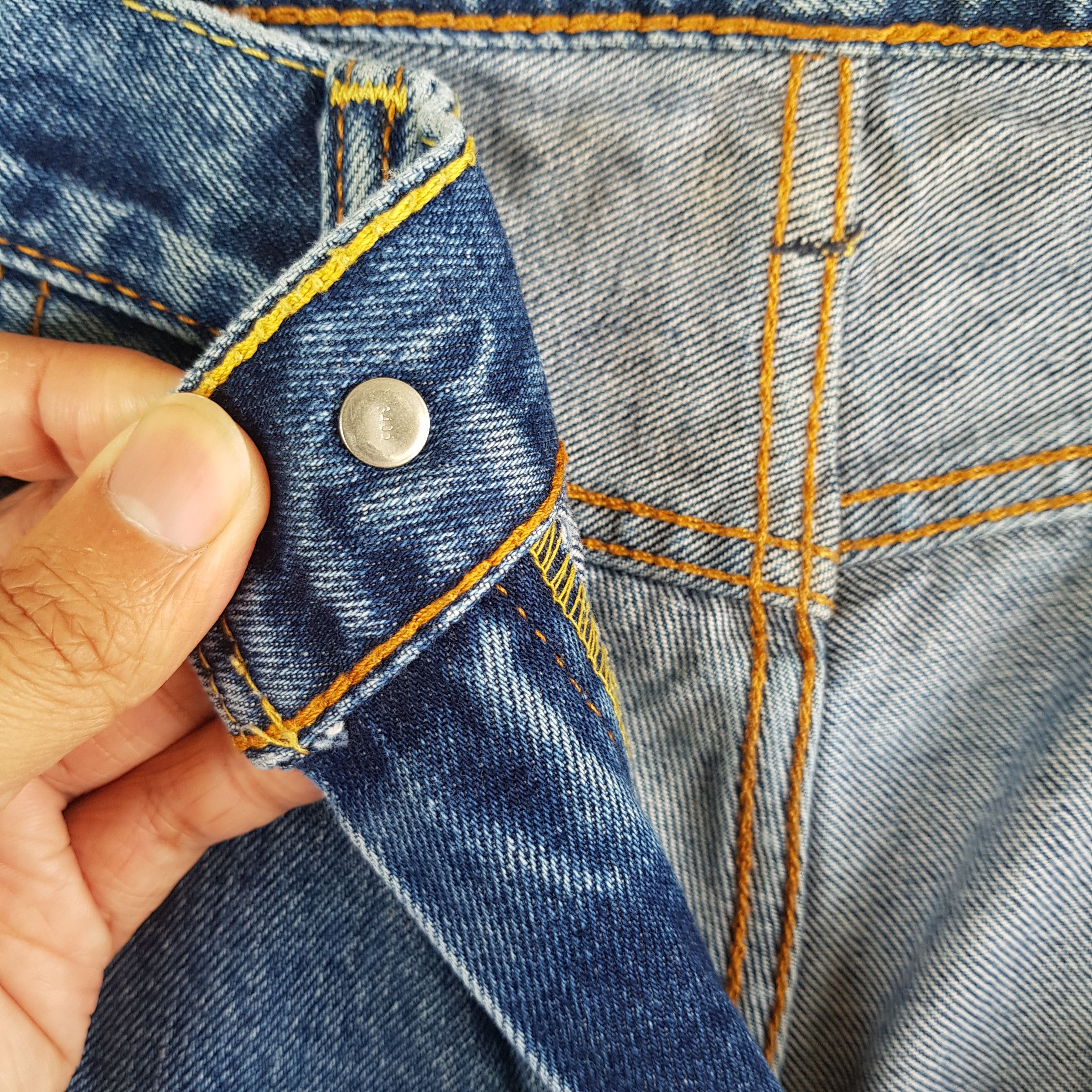 Levi's Vintage Dirty Levis 505 Jeans Released Hem Levi's Denim Size US 34 / EU 50 - 7 Thumbnail