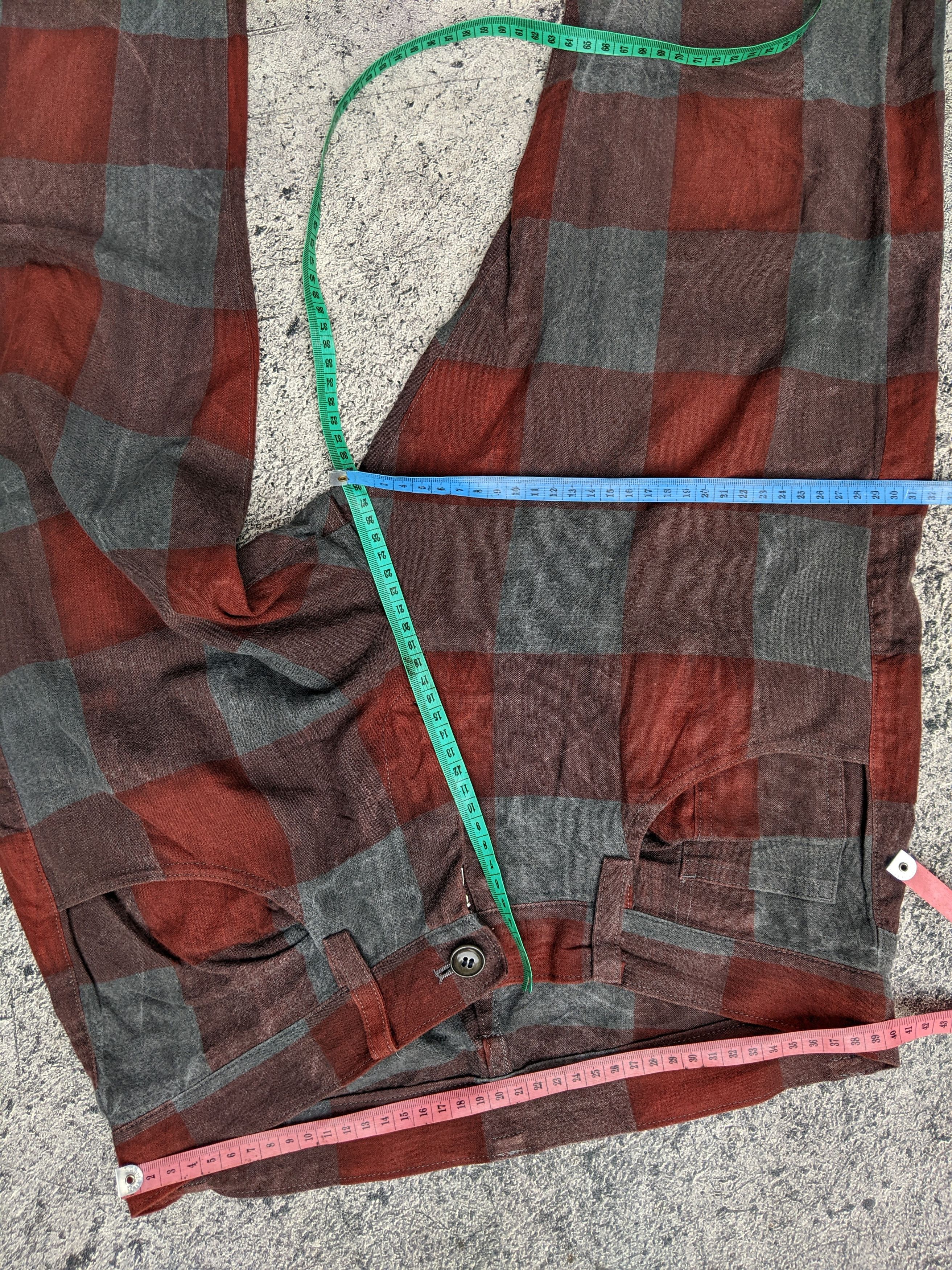 Y's Yohji Yamamoto Tartan Pants Size 30" / US 8 / IT 44 - 11 Thumbnail