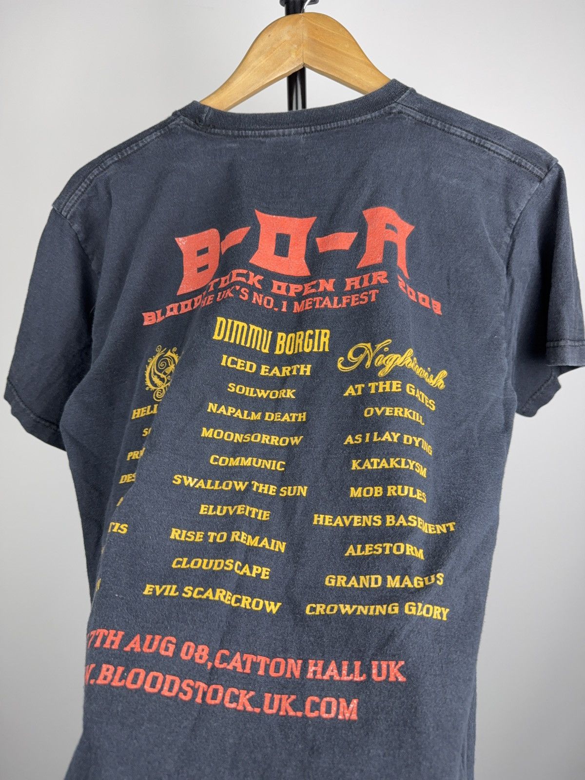 Band Tees 00s Bloodstock Open Air 2008 Festival Band Tee B-O-A Metal Size US M / EU 48-50 / 2 - 13 Thumbnail